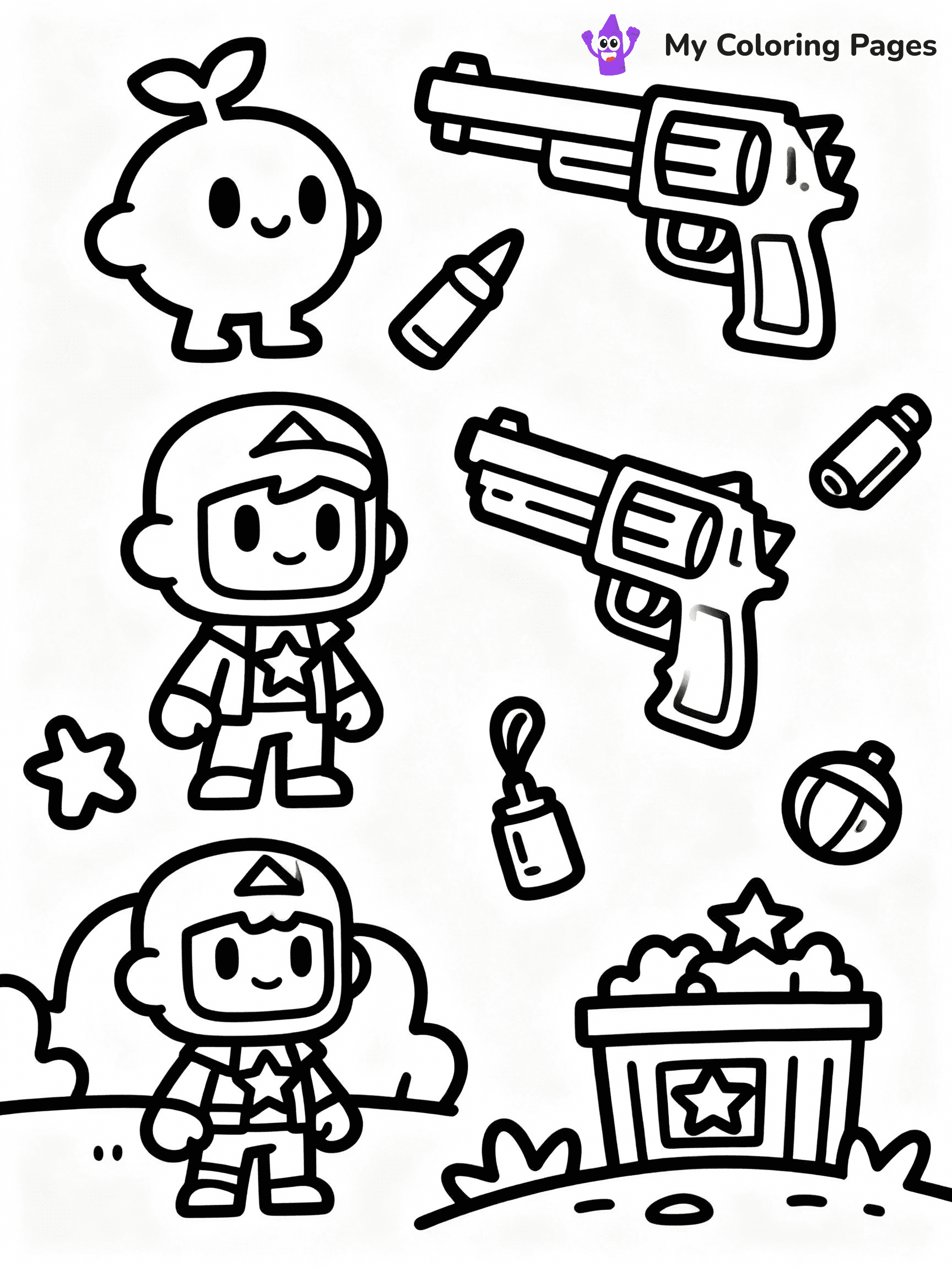 Brawl Stars Coloring Pages - 2