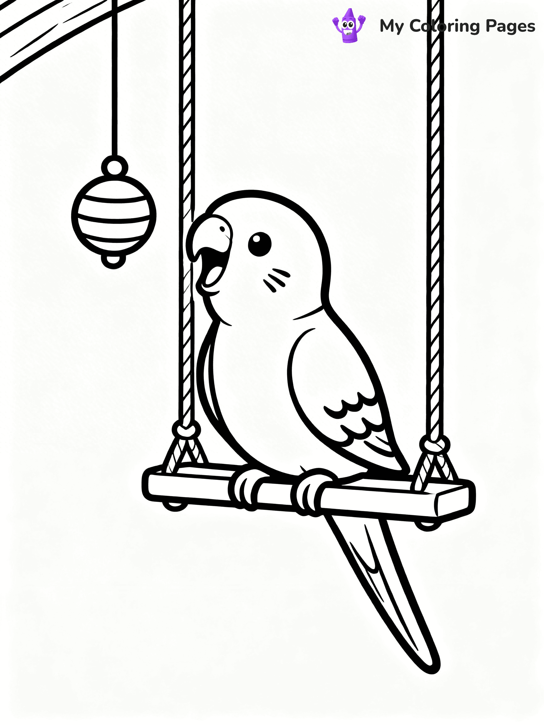 Budgie Coloring Pages - 18