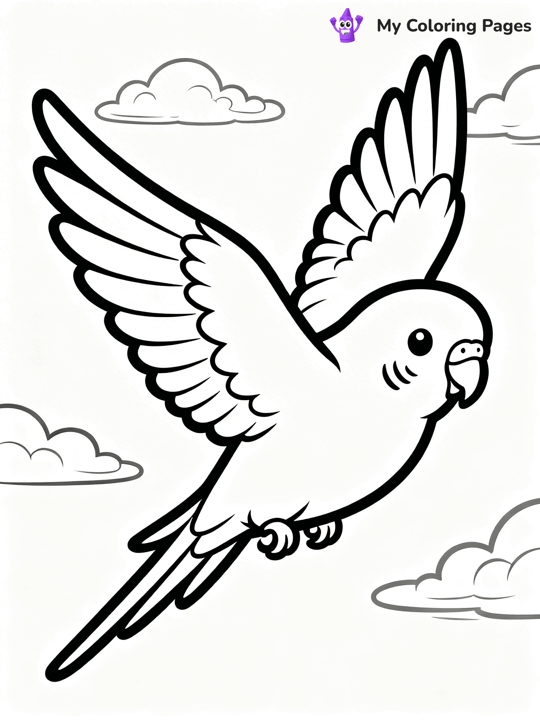 Budgie Coloring Pages - 6