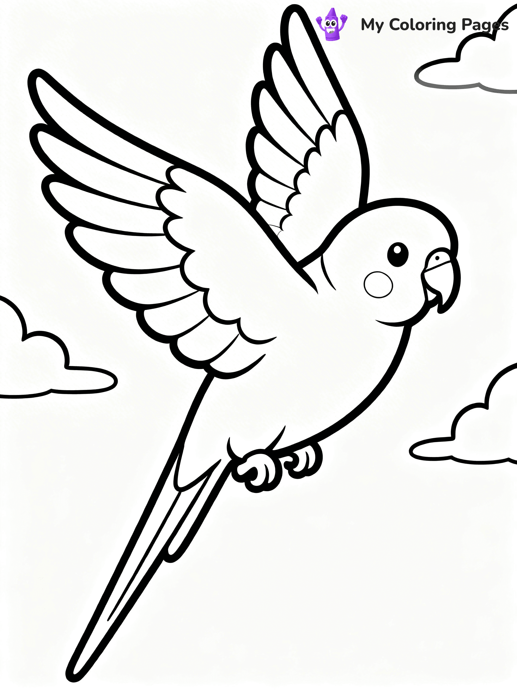 Budgie Coloring Pages - 5