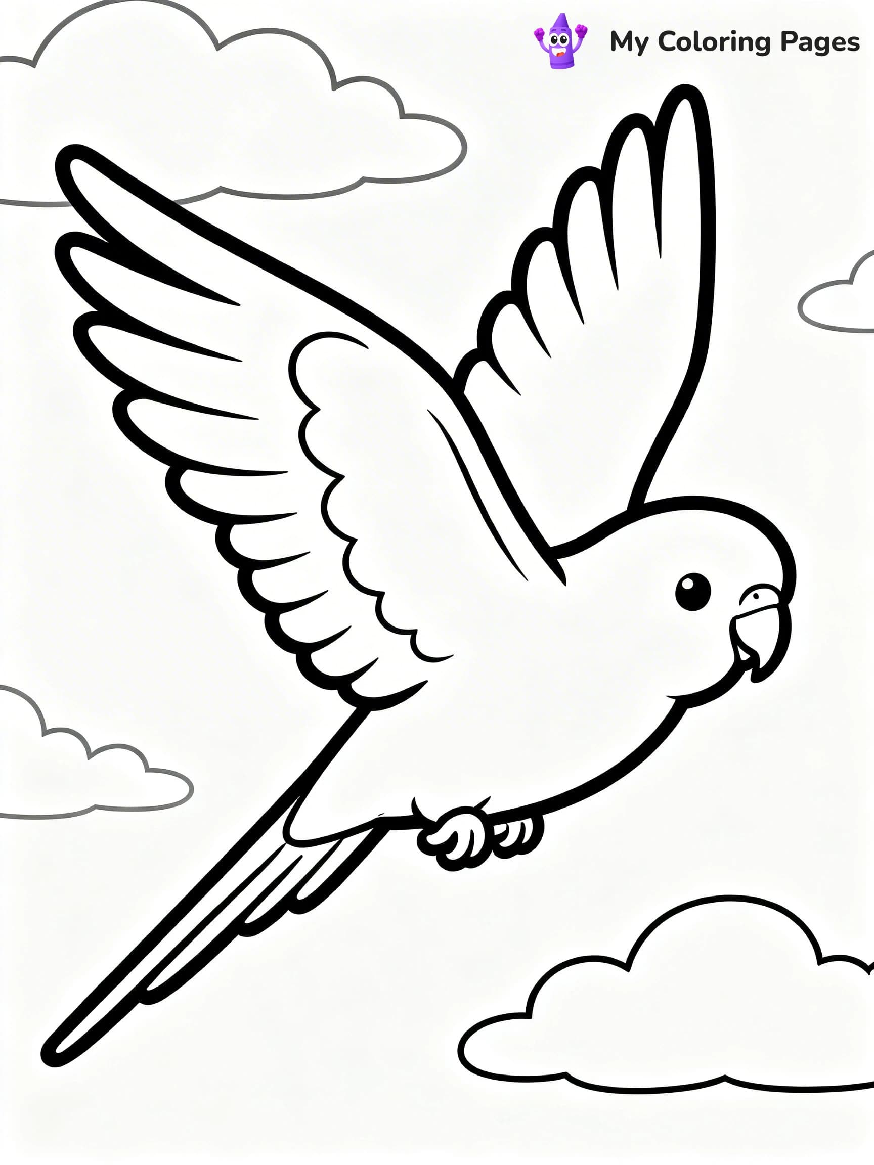 Budgie Coloring Pages - 4