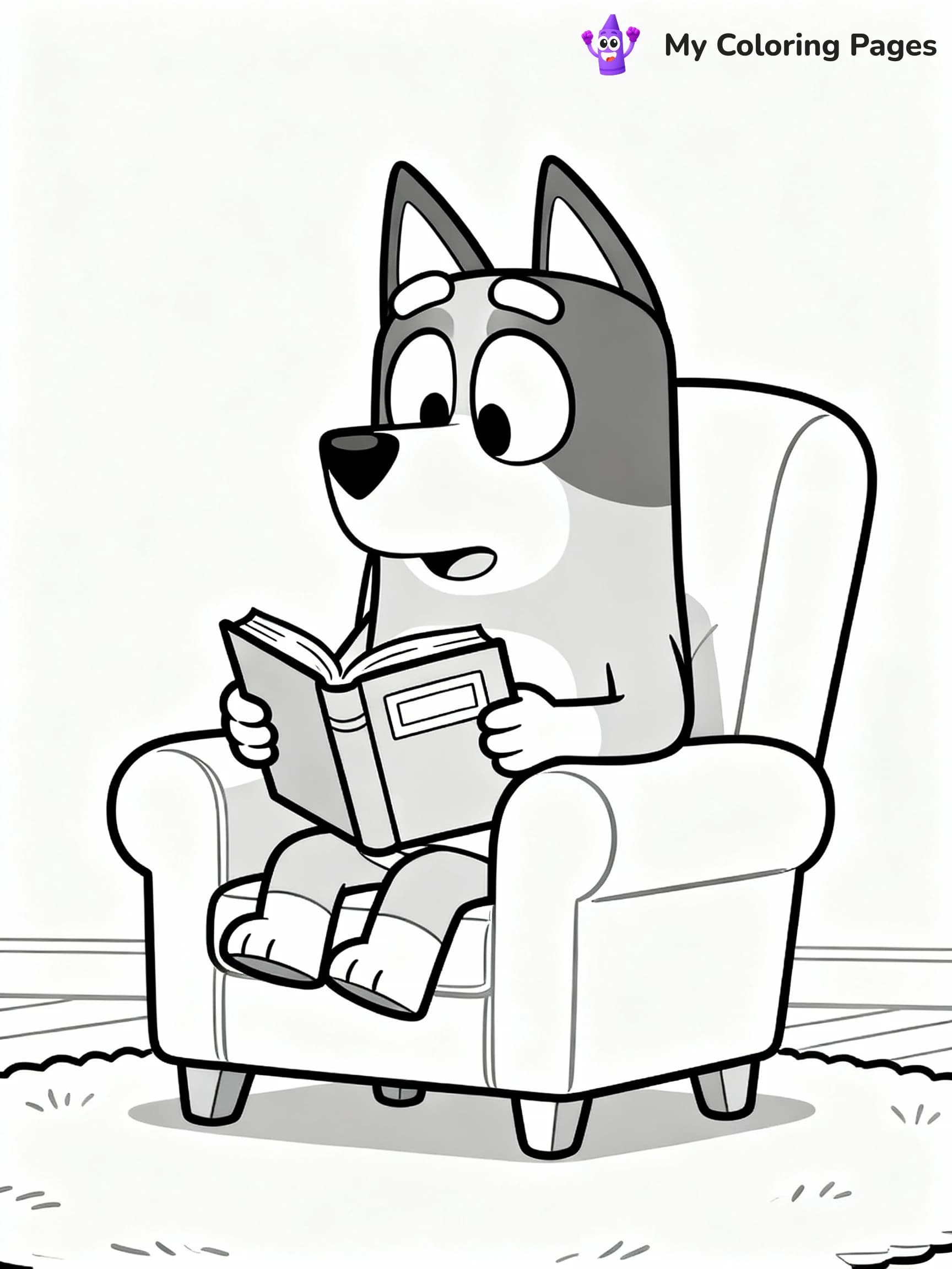Bluey Coloring Pages - 23