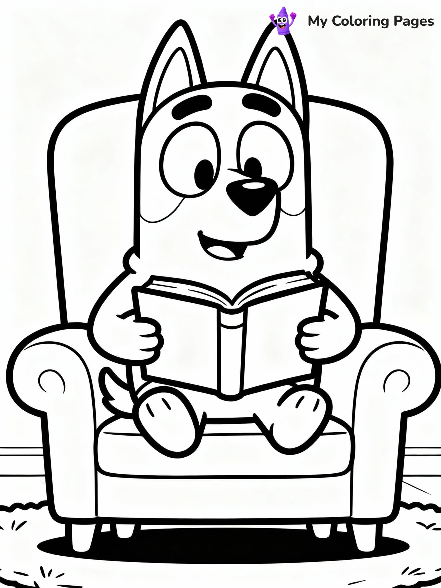 Bluey Coloring Pages - 22
