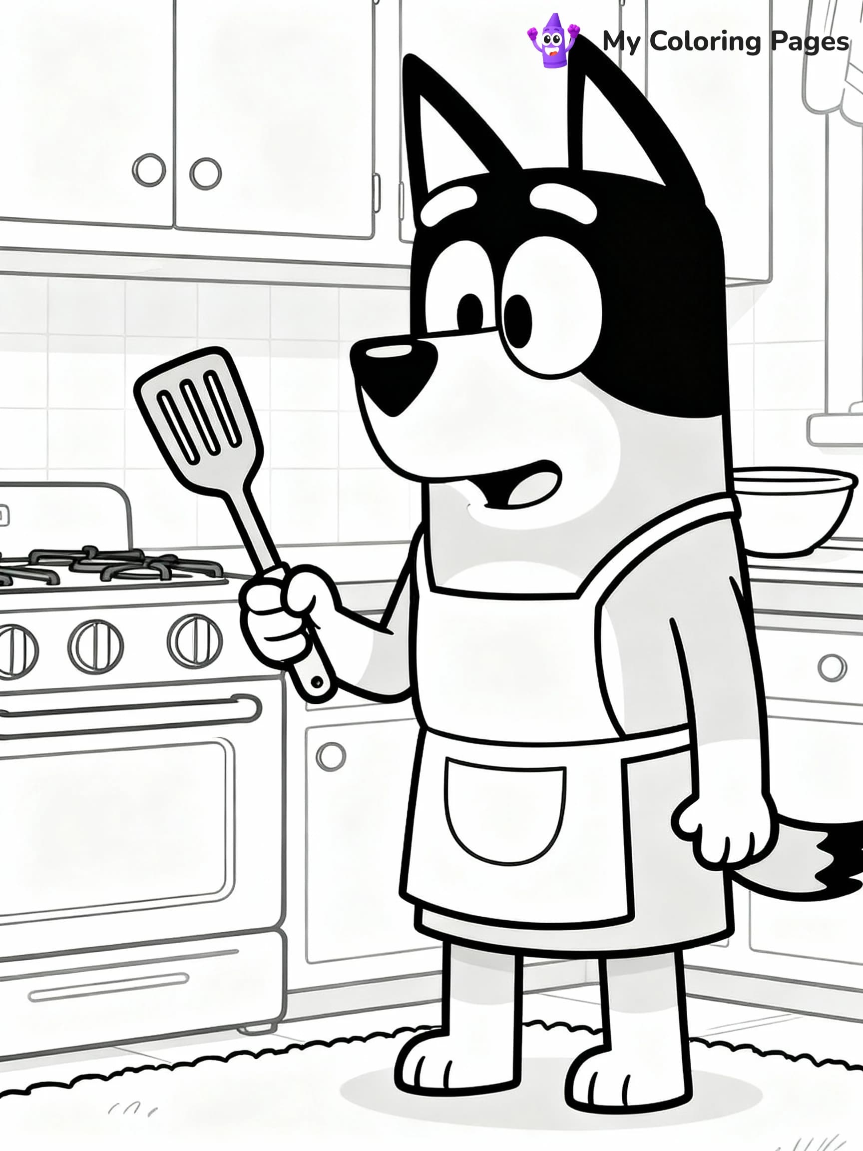 Bluey Coloring Pages - 20