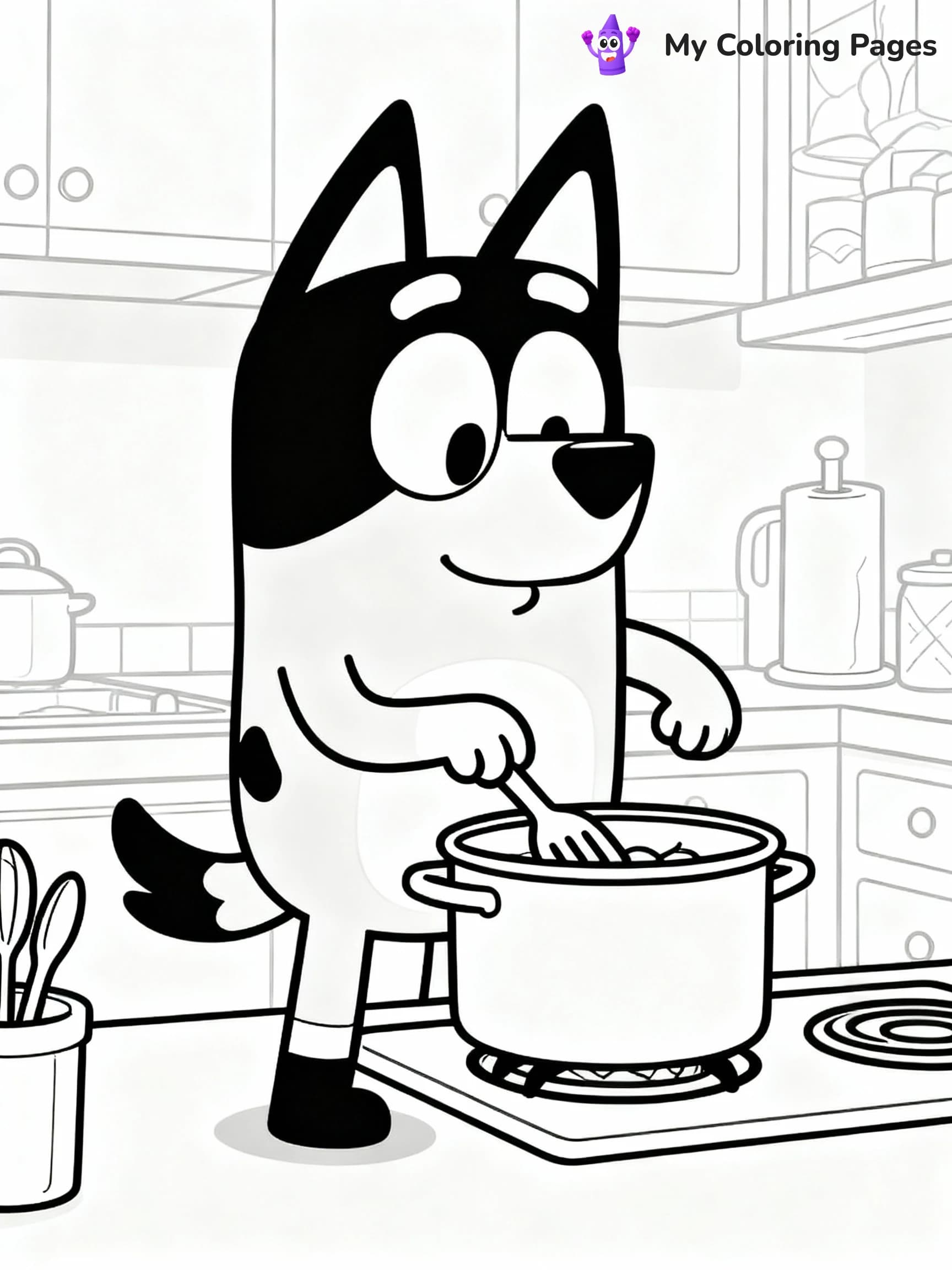 Bluey Coloring Pages - 19