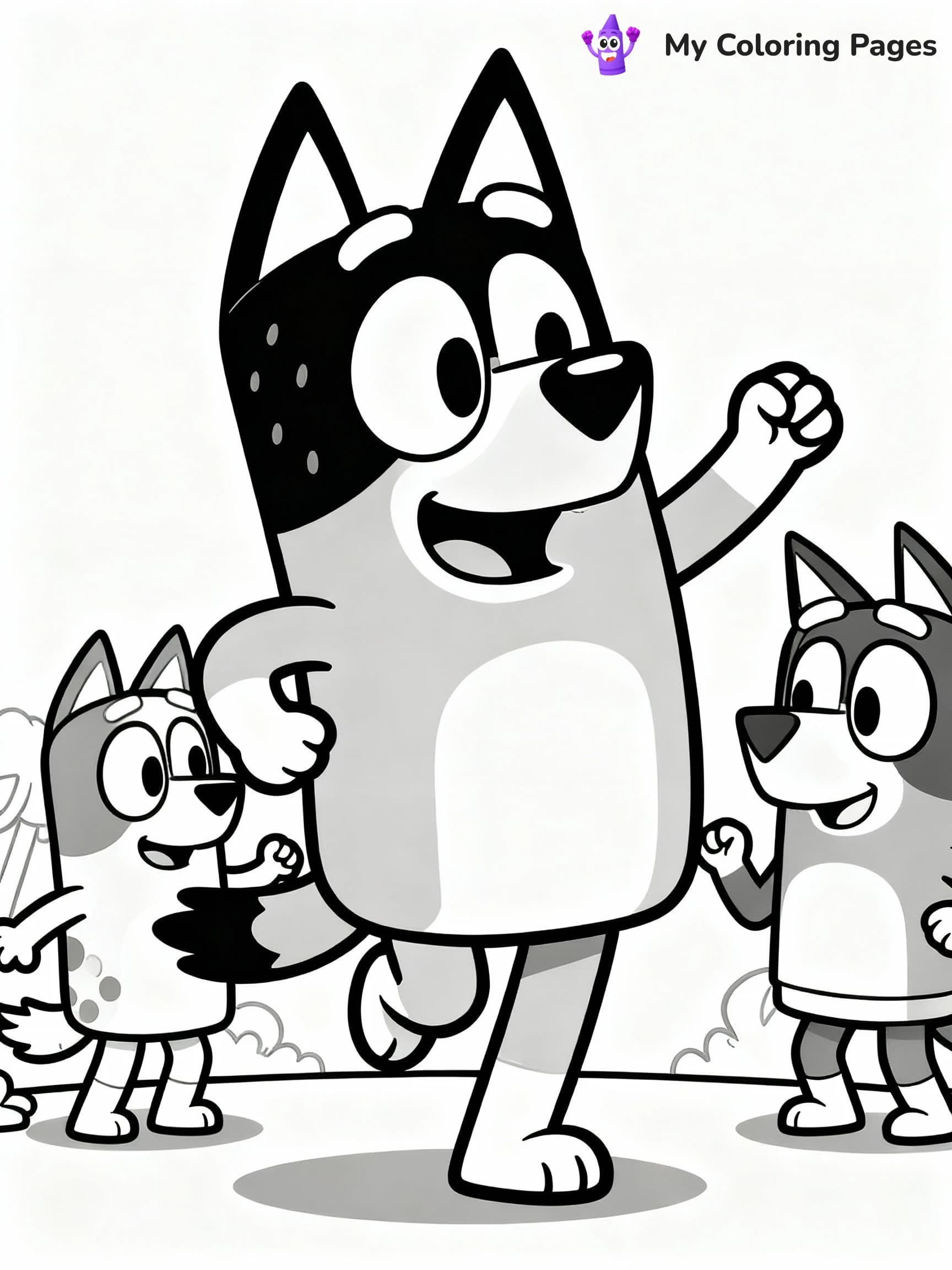 Bluey Coloring Pages - 18