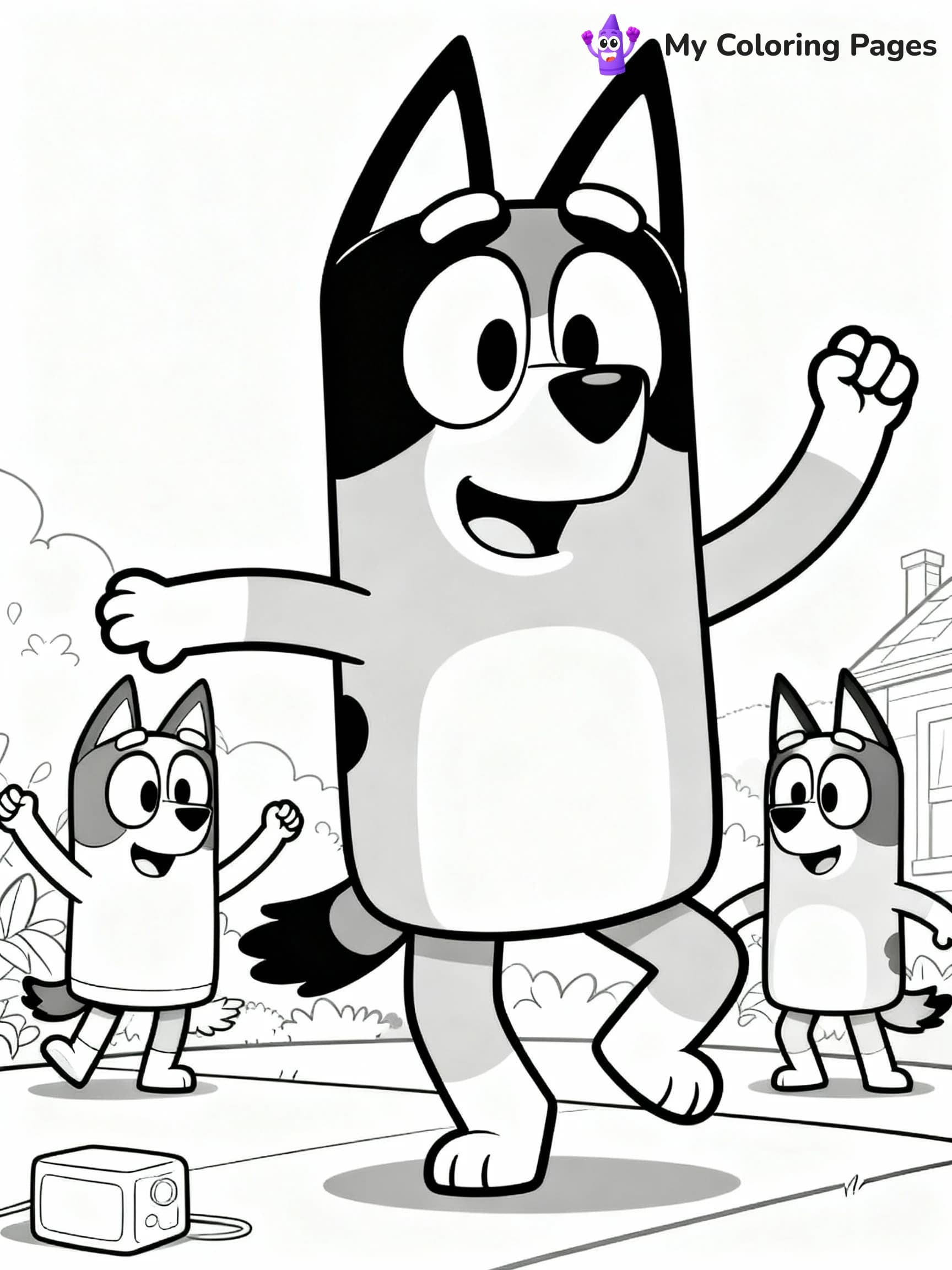 Bluey Coloring Pages - 15