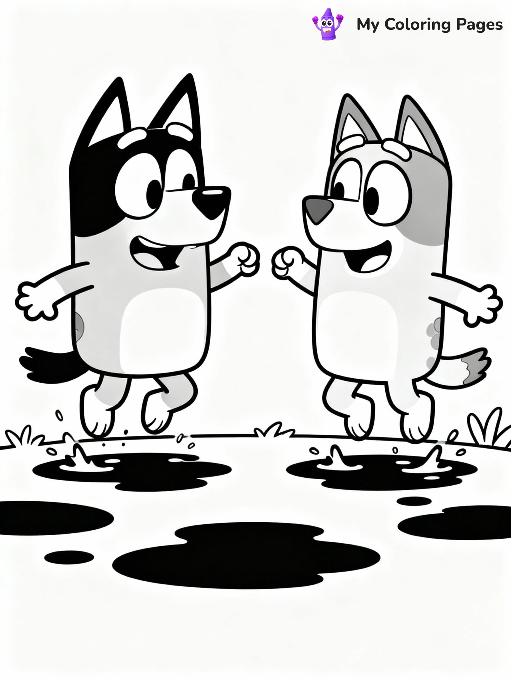 Bluey Coloring Pages - 12