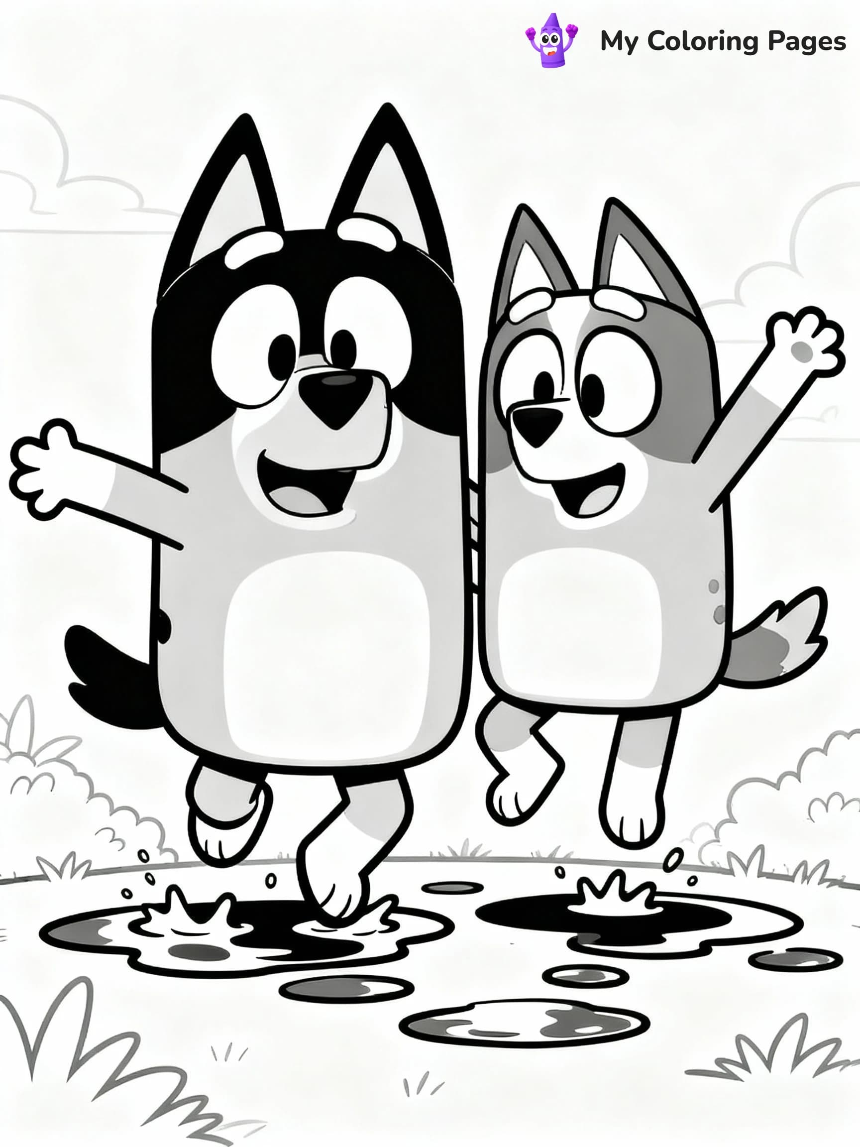 Bluey Coloring Pages - 9