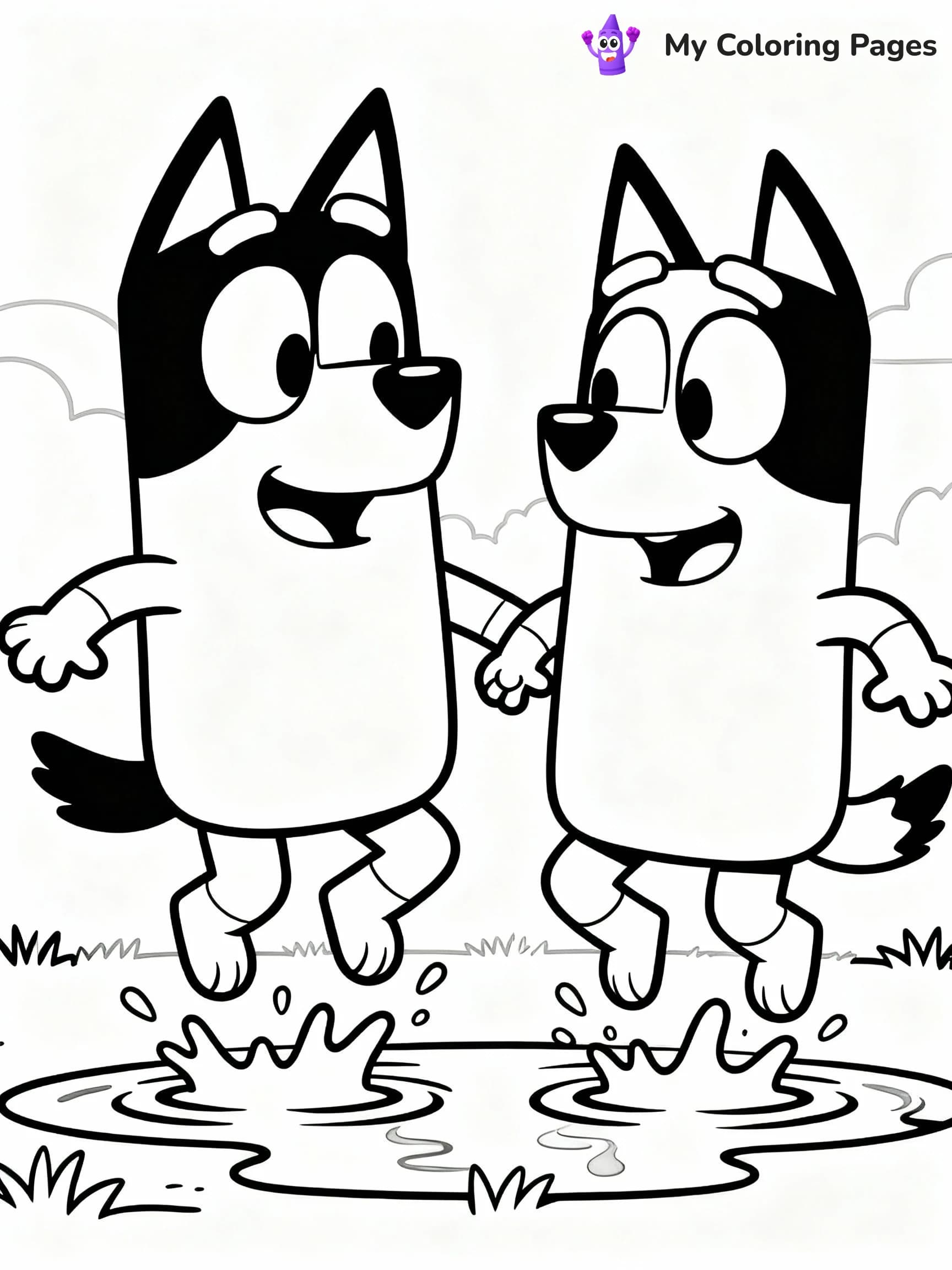 Bluey Coloring Pages - 8