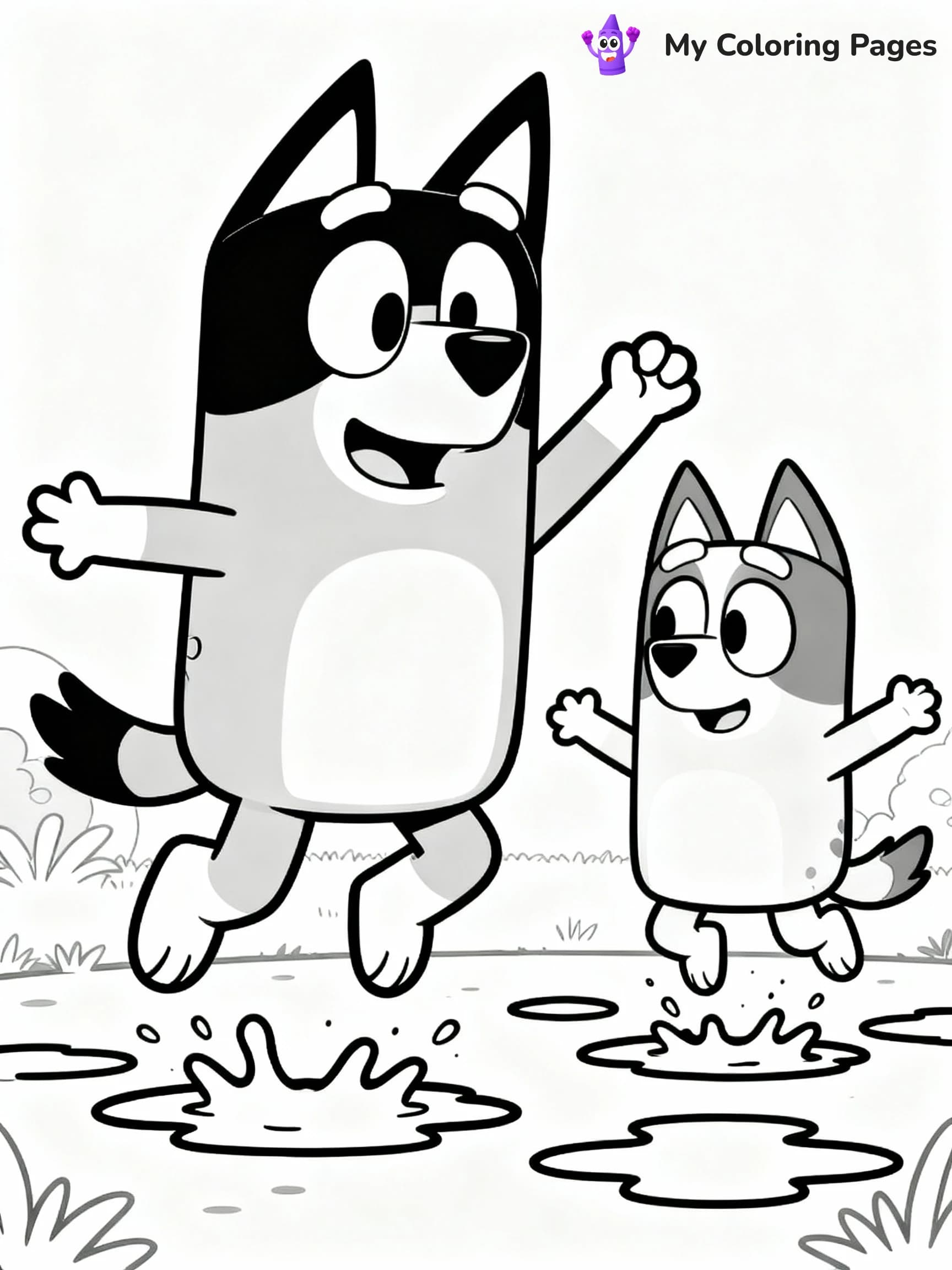 Bluey Coloring Pages - 7