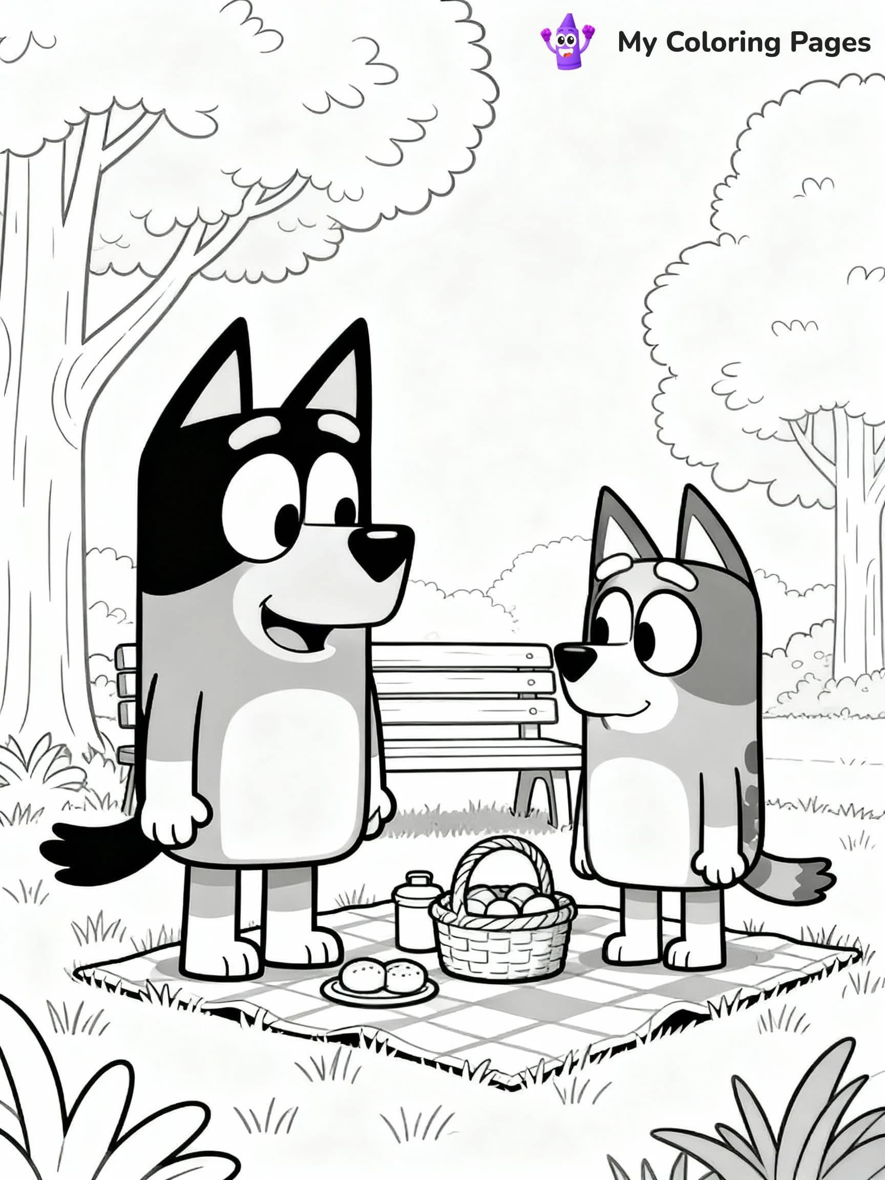 Bluey Coloring Pages - 5