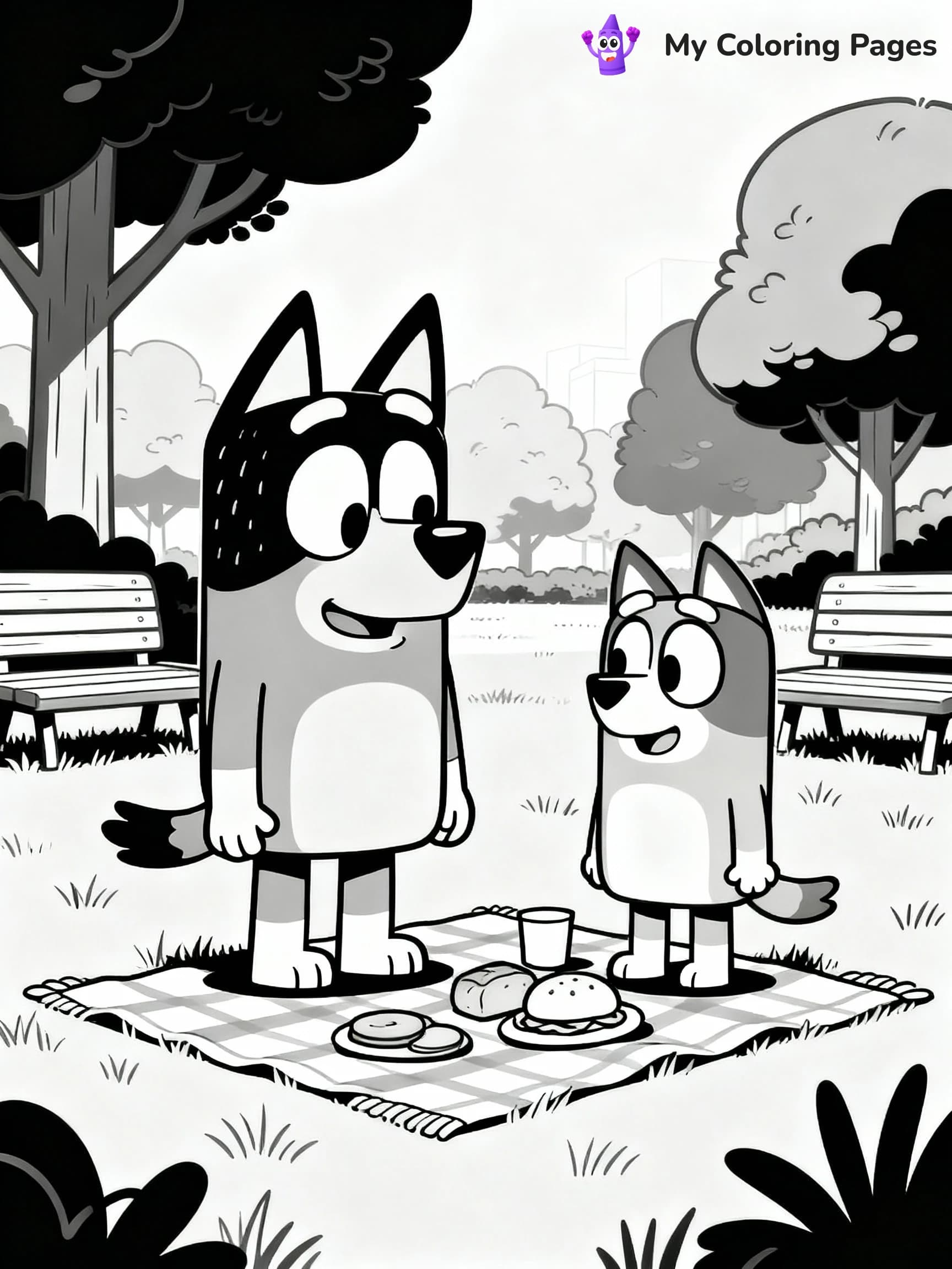 Bluey Coloring Pages - 3
