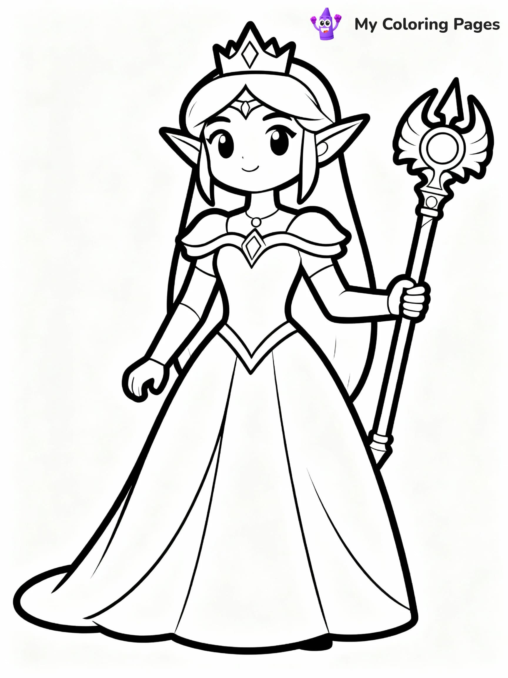Zelda Coloring Pages - 9