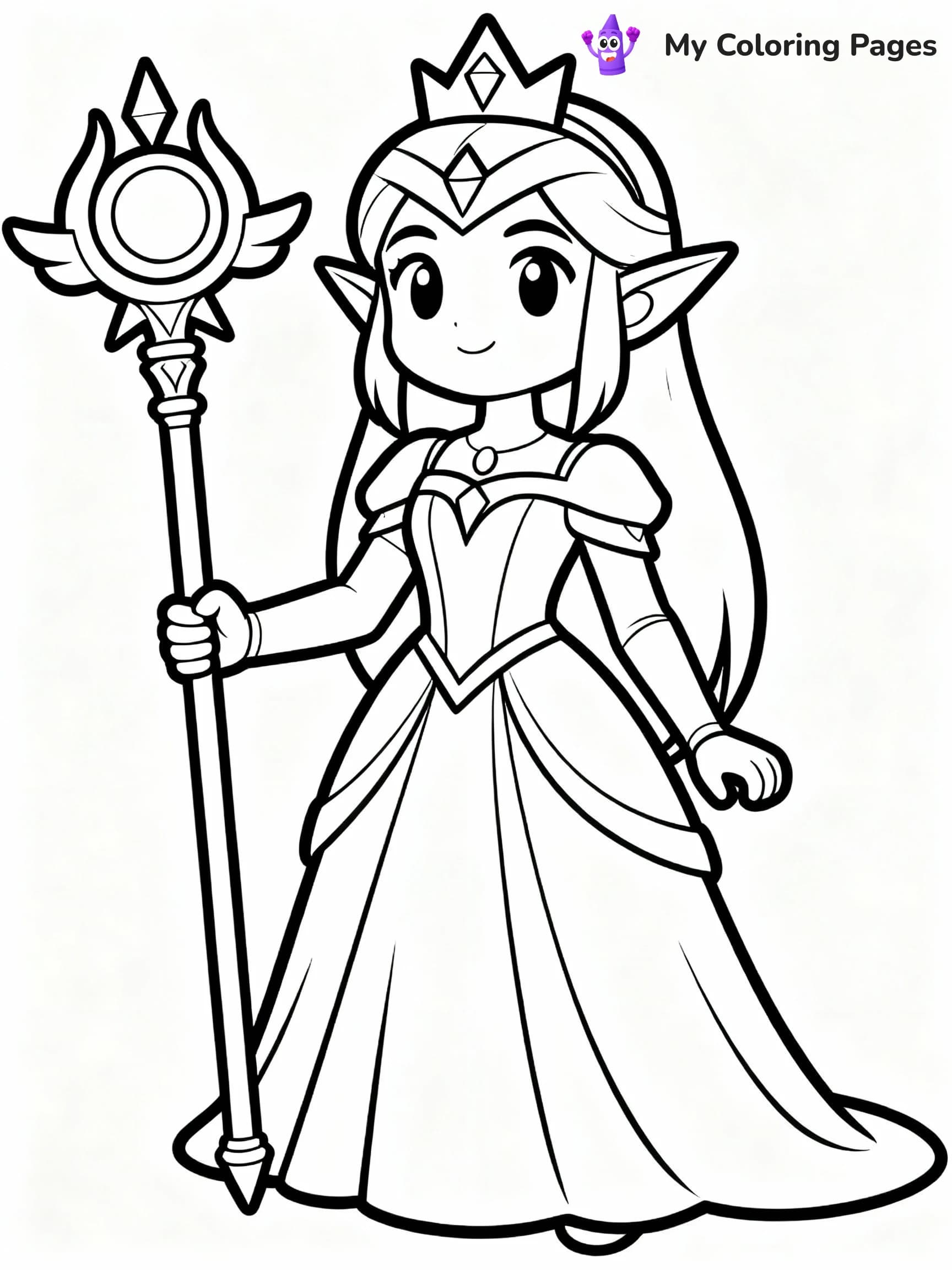 Zelda Coloring Pages - 8