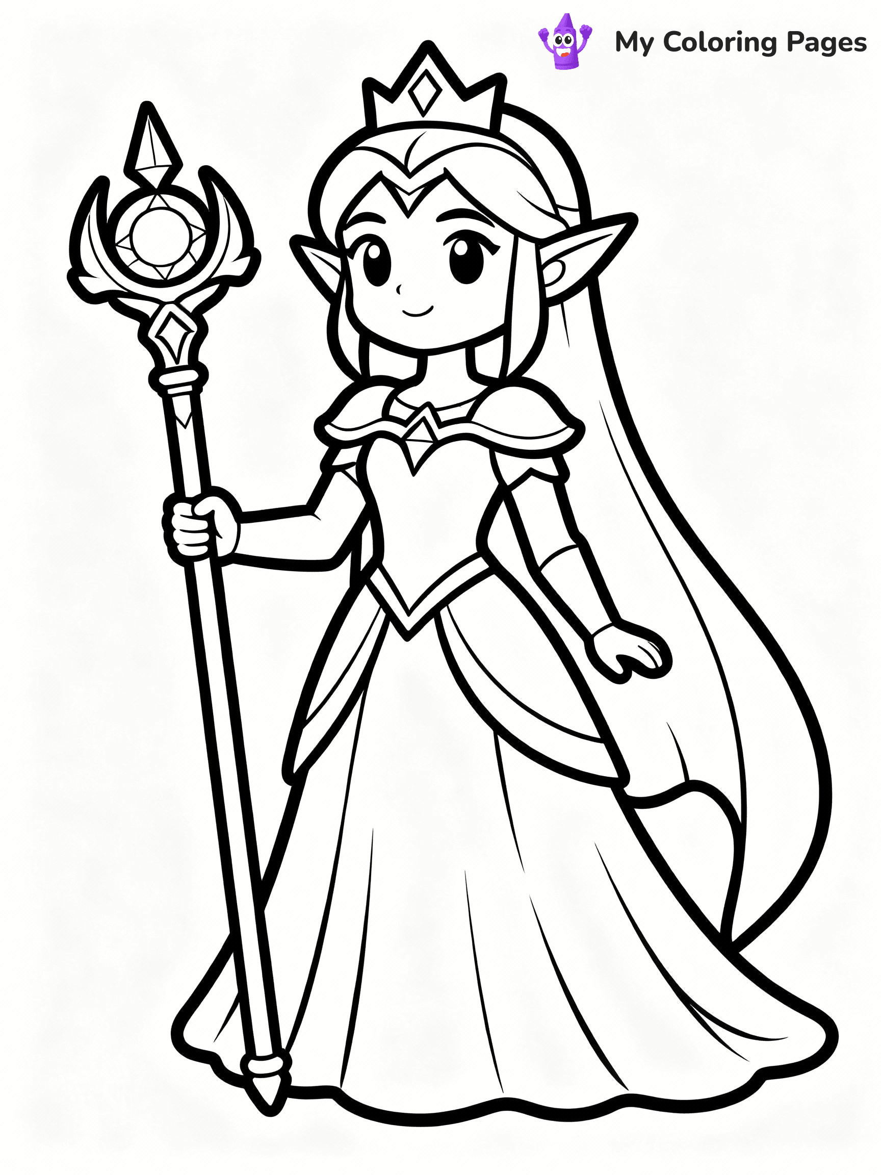 Zelda Coloring Pages - 7
