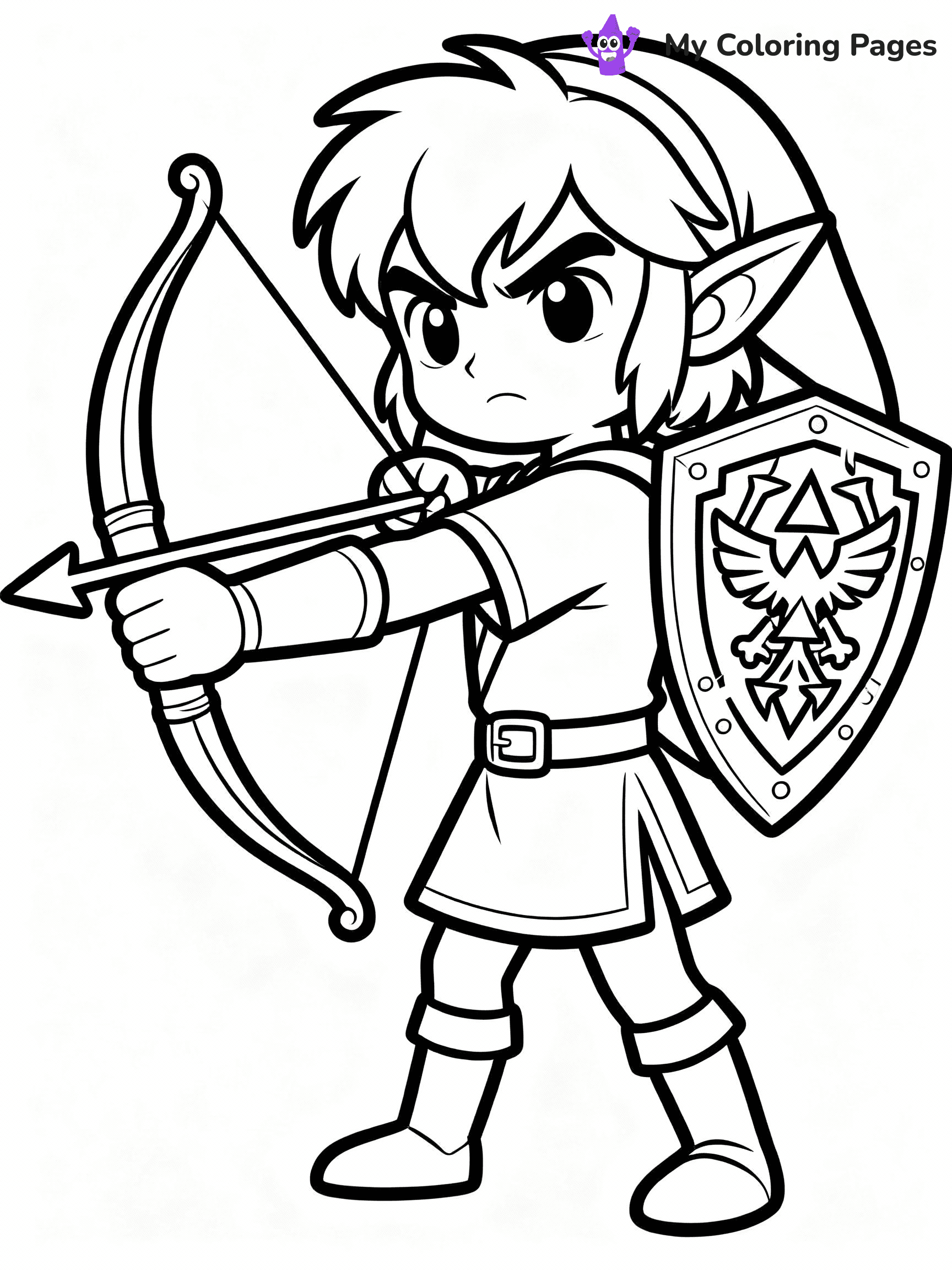 Zelda Coloring Pages - 2