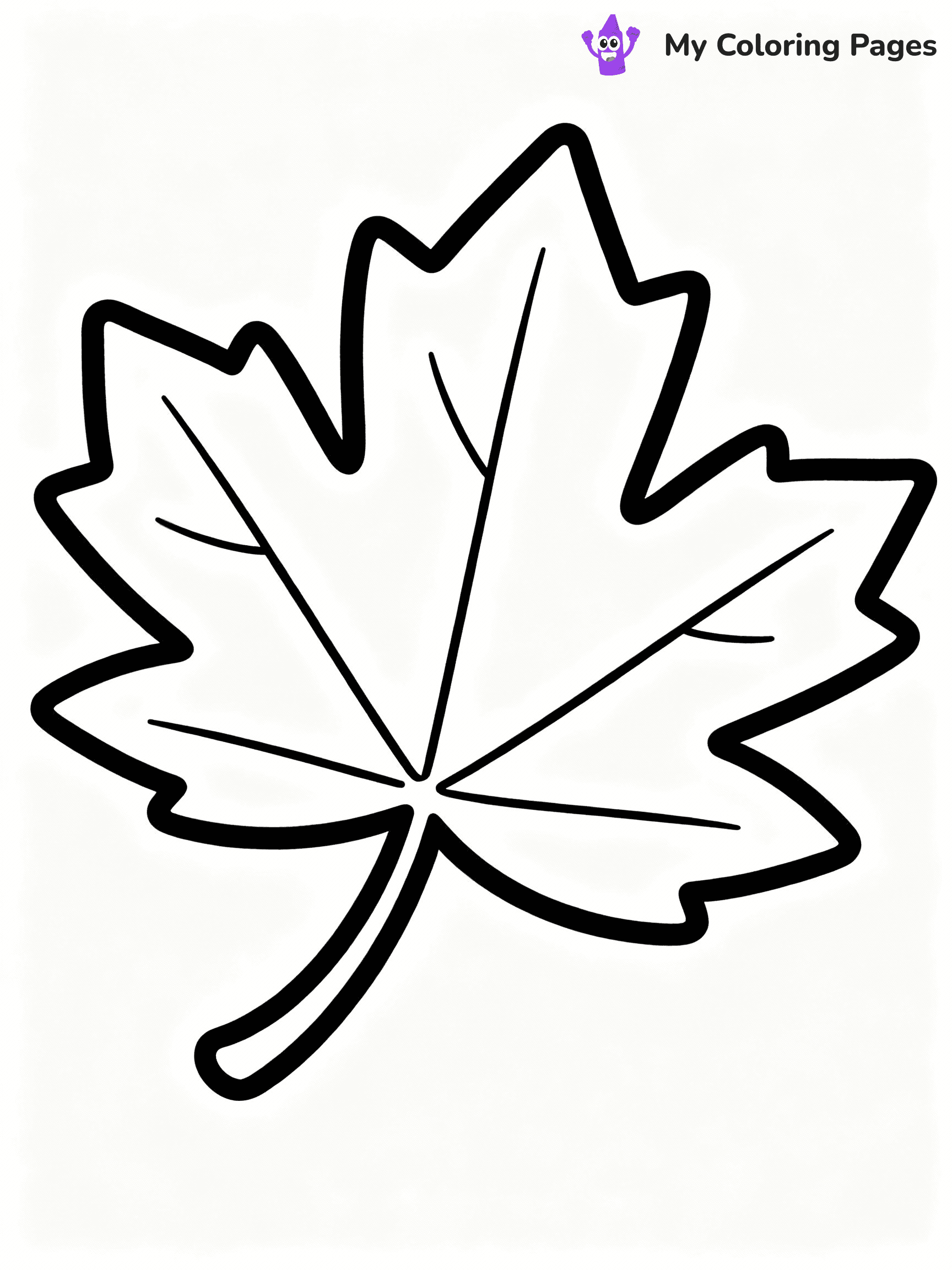 Fall Leaves Coloring Pages - 12