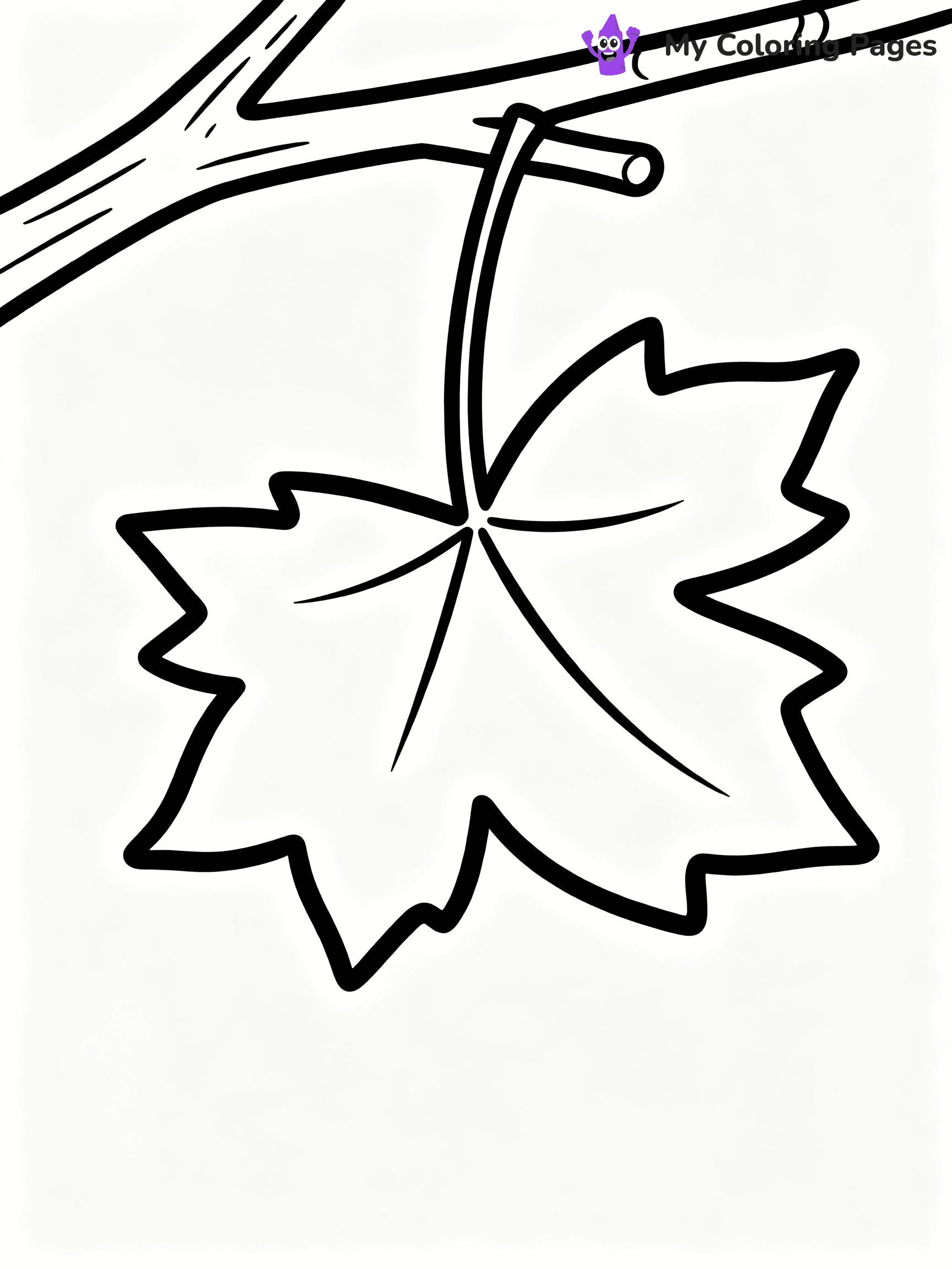 Fall Leaves Coloring Pages - 11