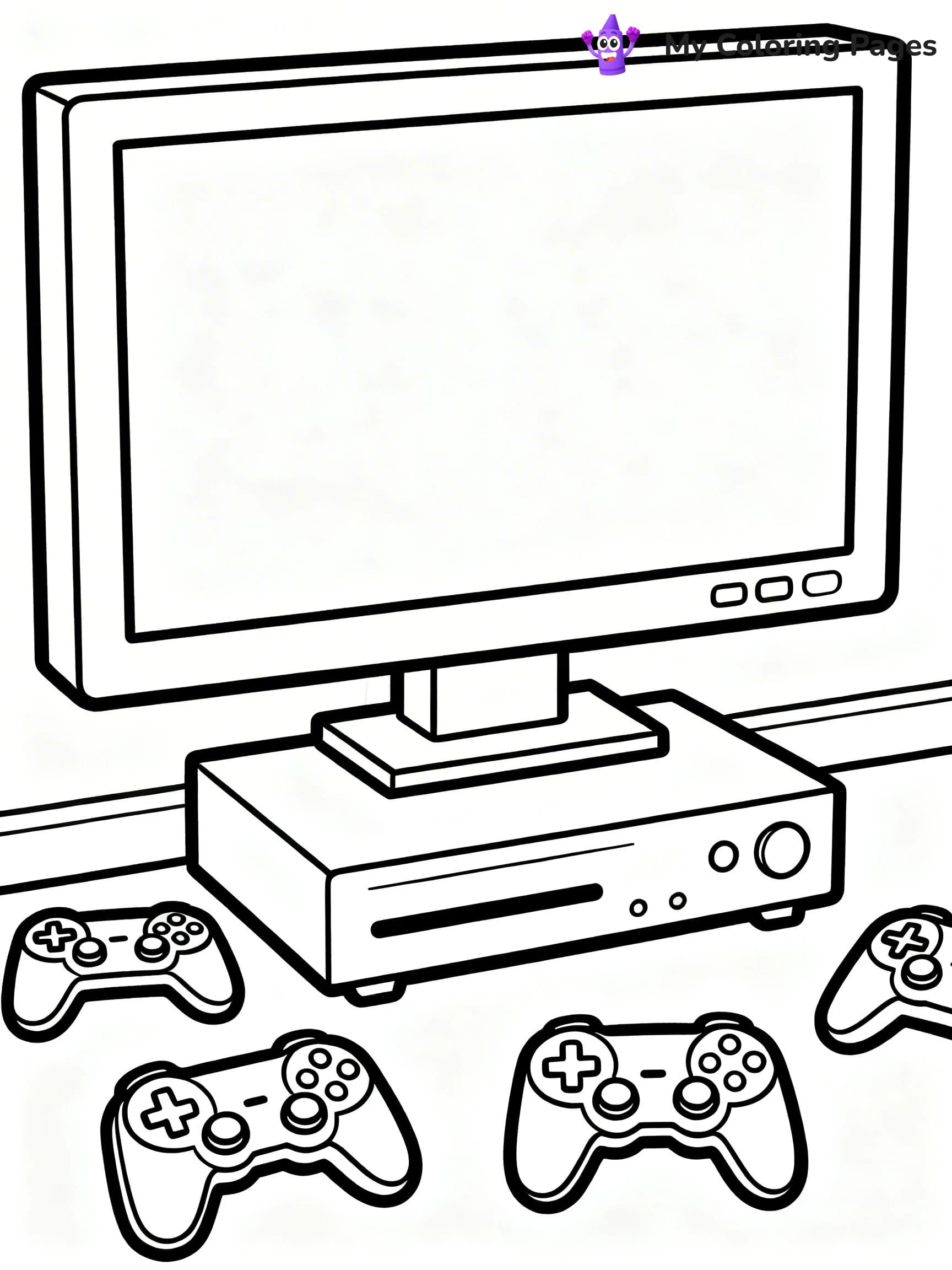 Living Room Coloring Pages - 23
