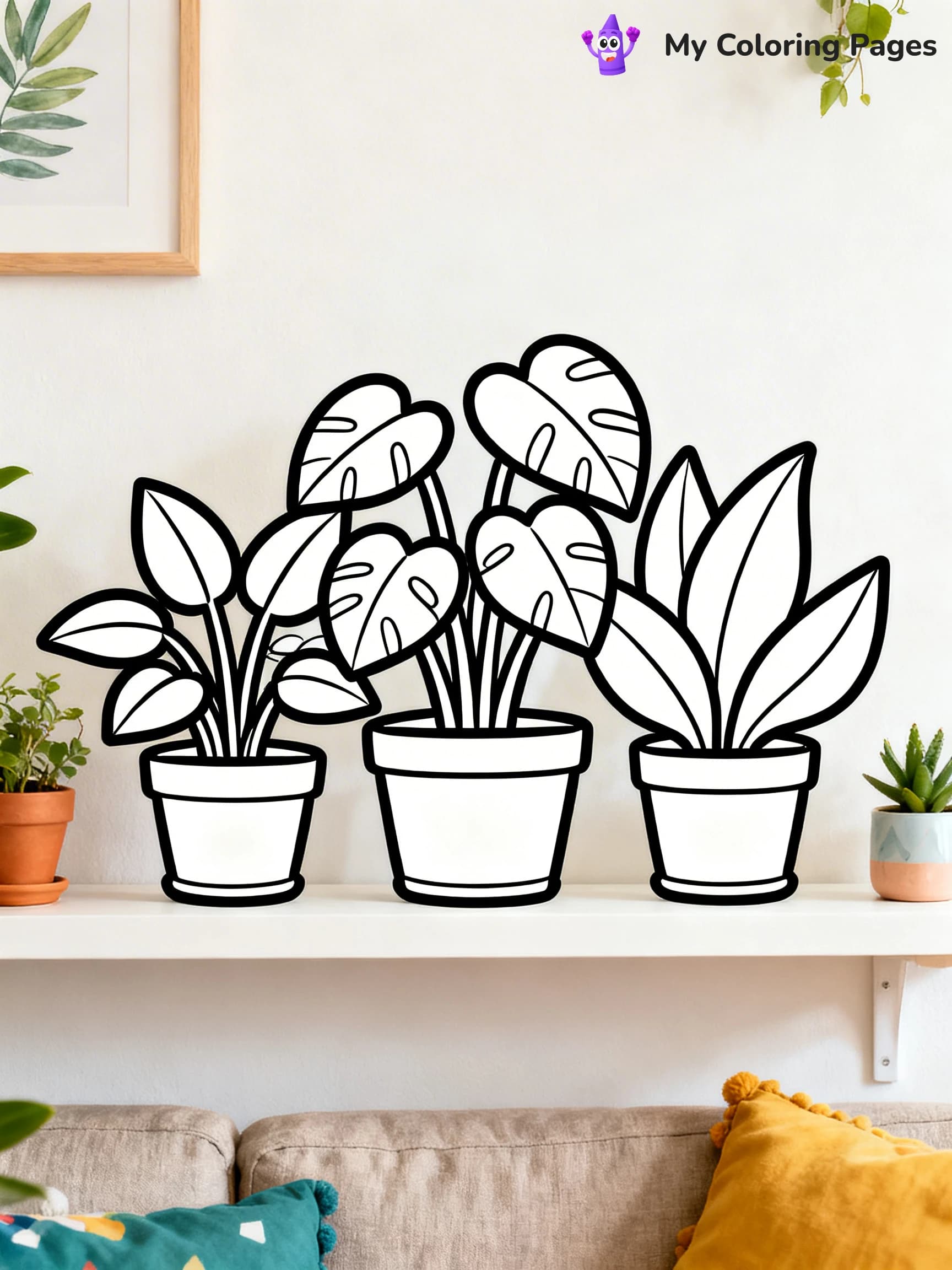 Living Room Coloring Pages - 21
