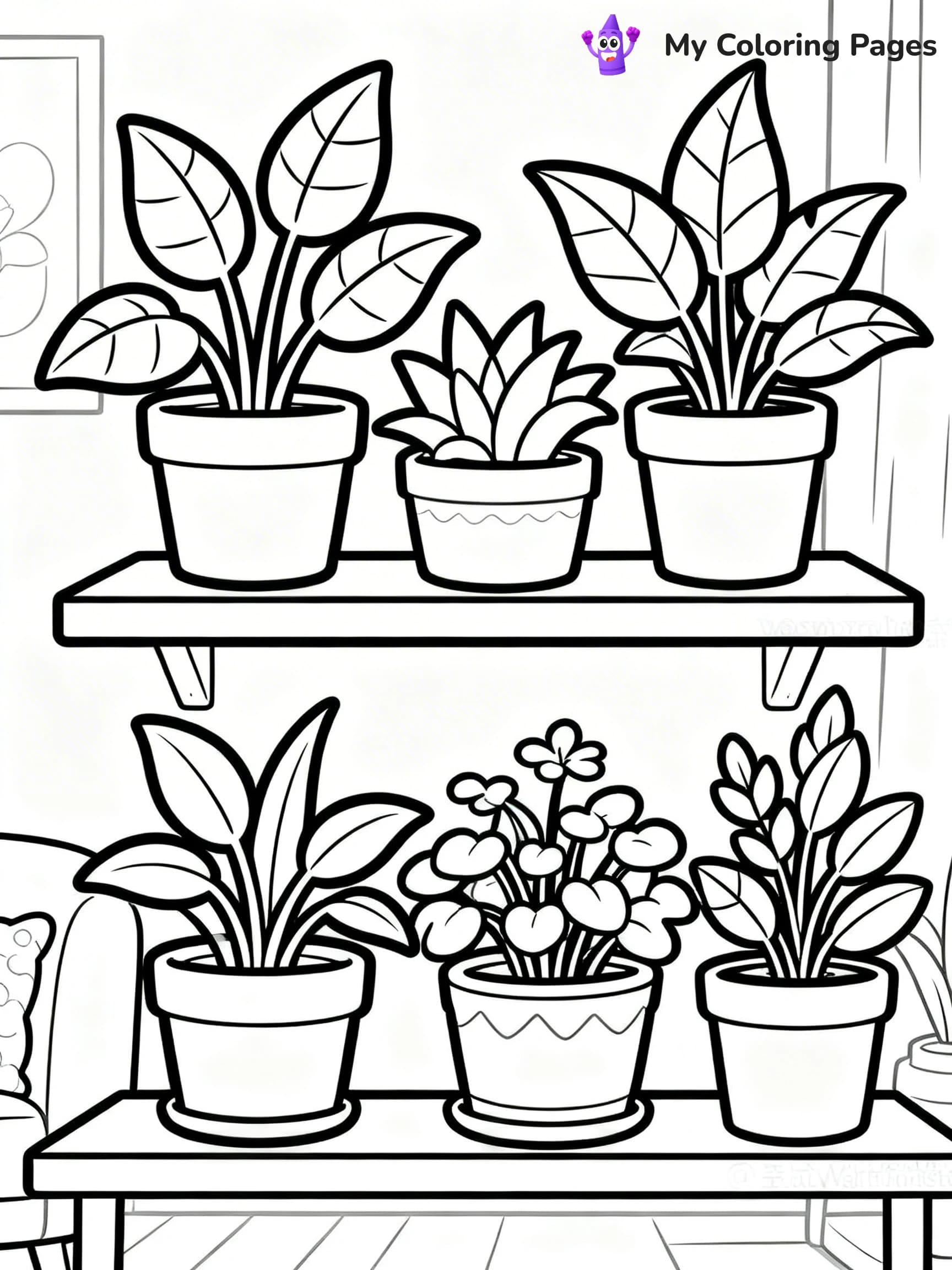 Living Room Coloring Pages - 18