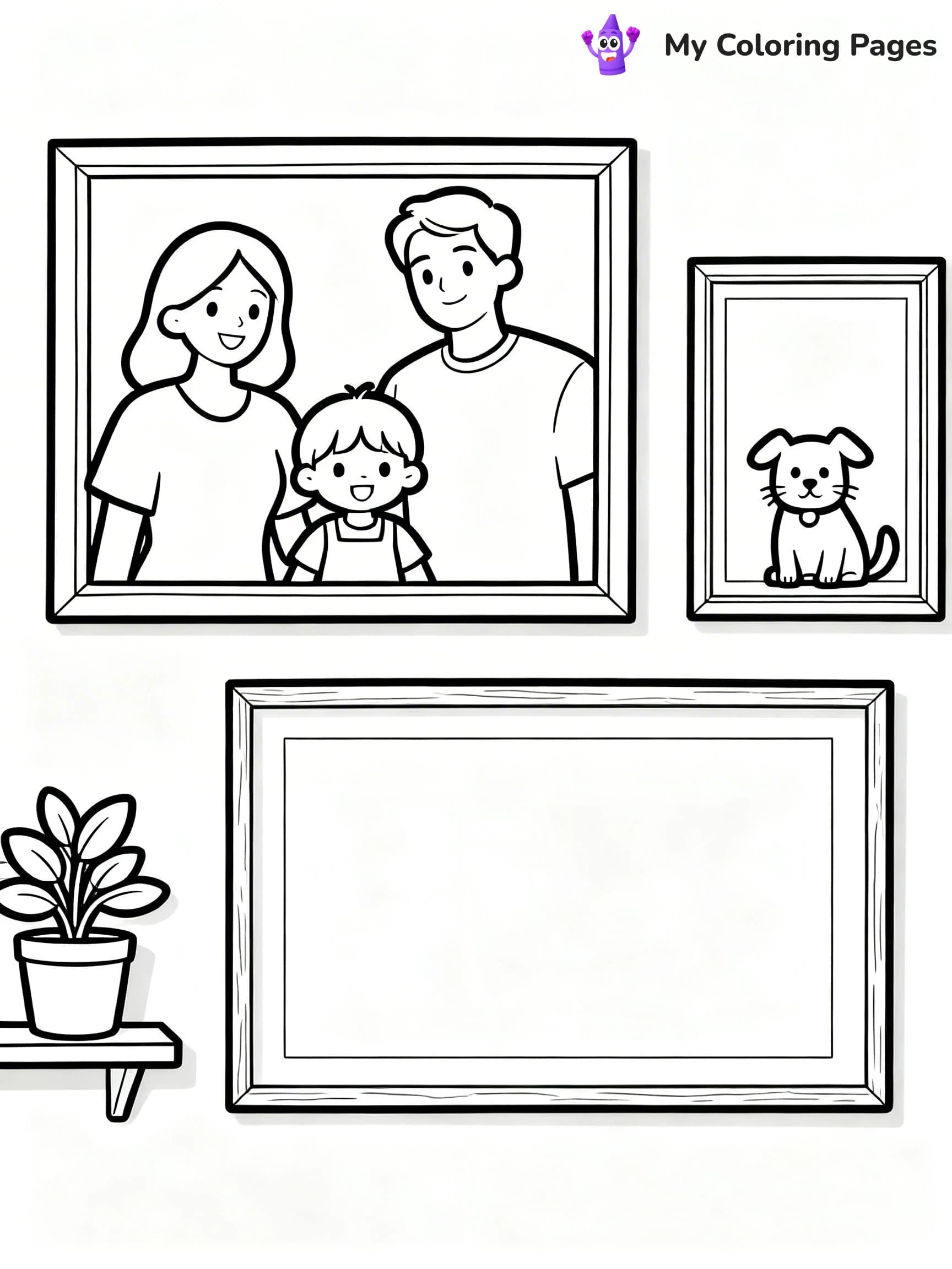 Living Room Coloring Pages - 14