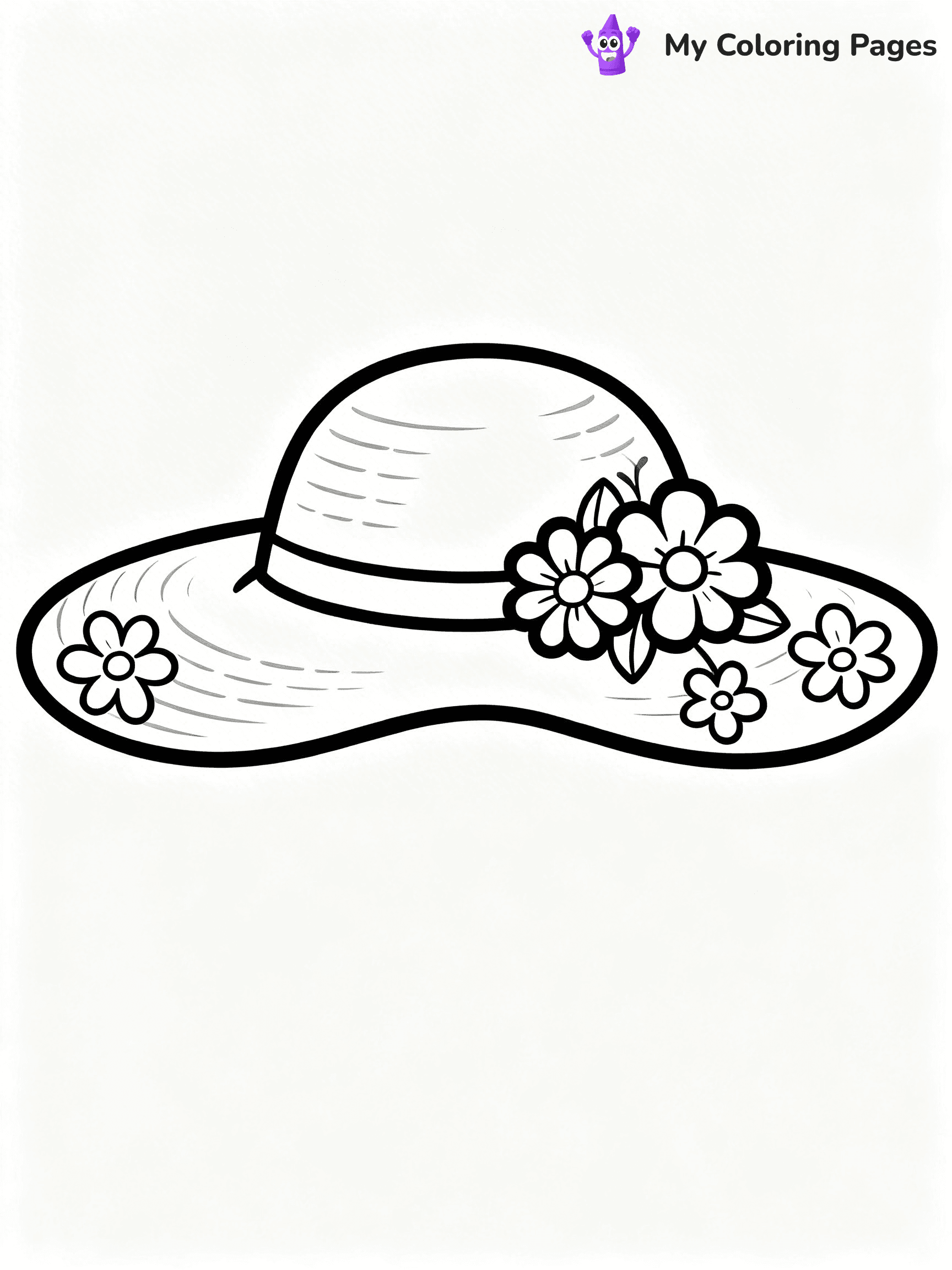 Hat Coloring Pages - 60