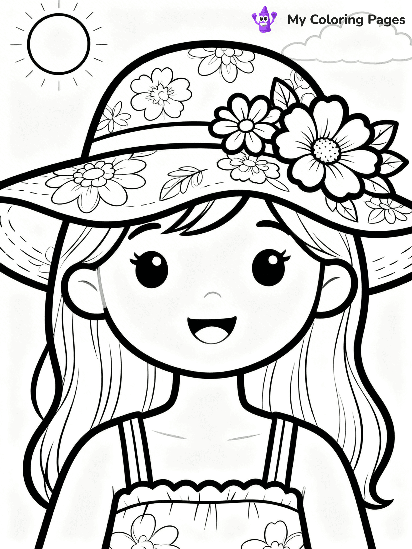 Hat Coloring Pages - 58