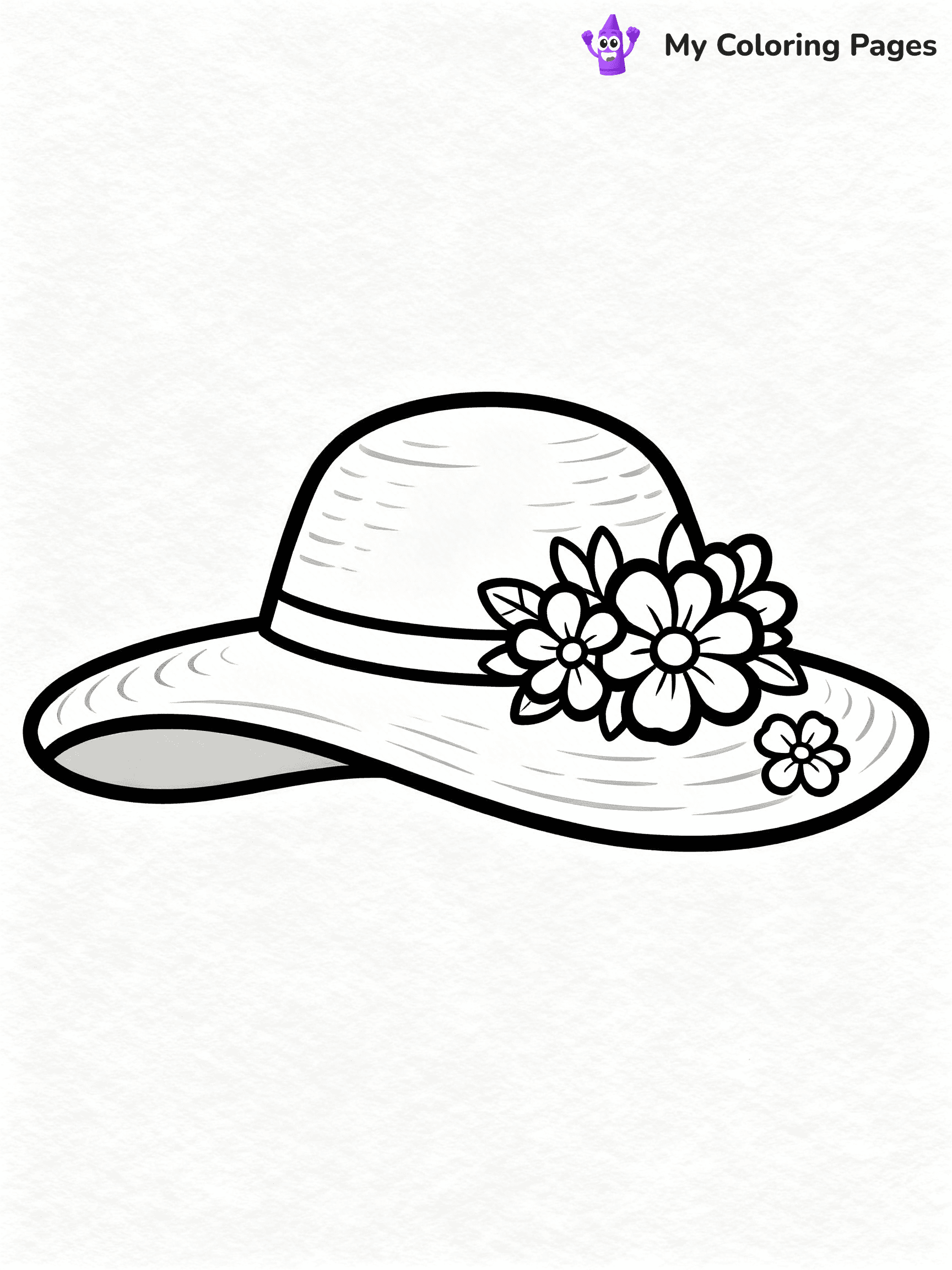 Hat Coloring Pages - 57