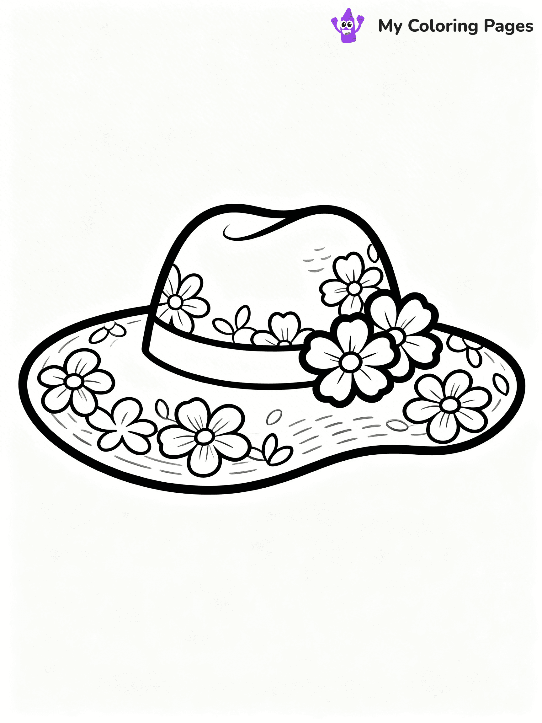 Hat Coloring Pages - 55
