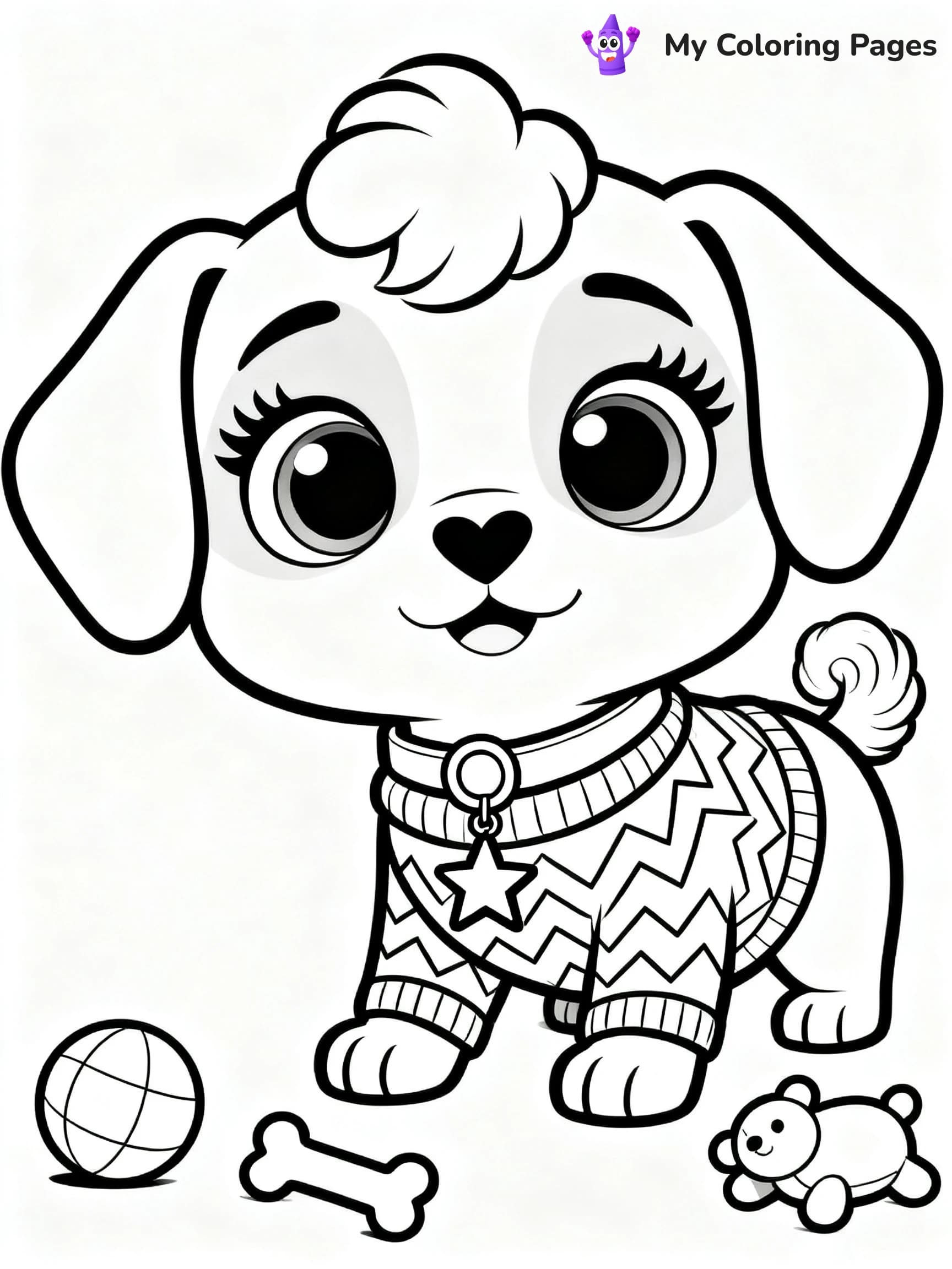 Puppy Dog Pals Coloring Pages - 1