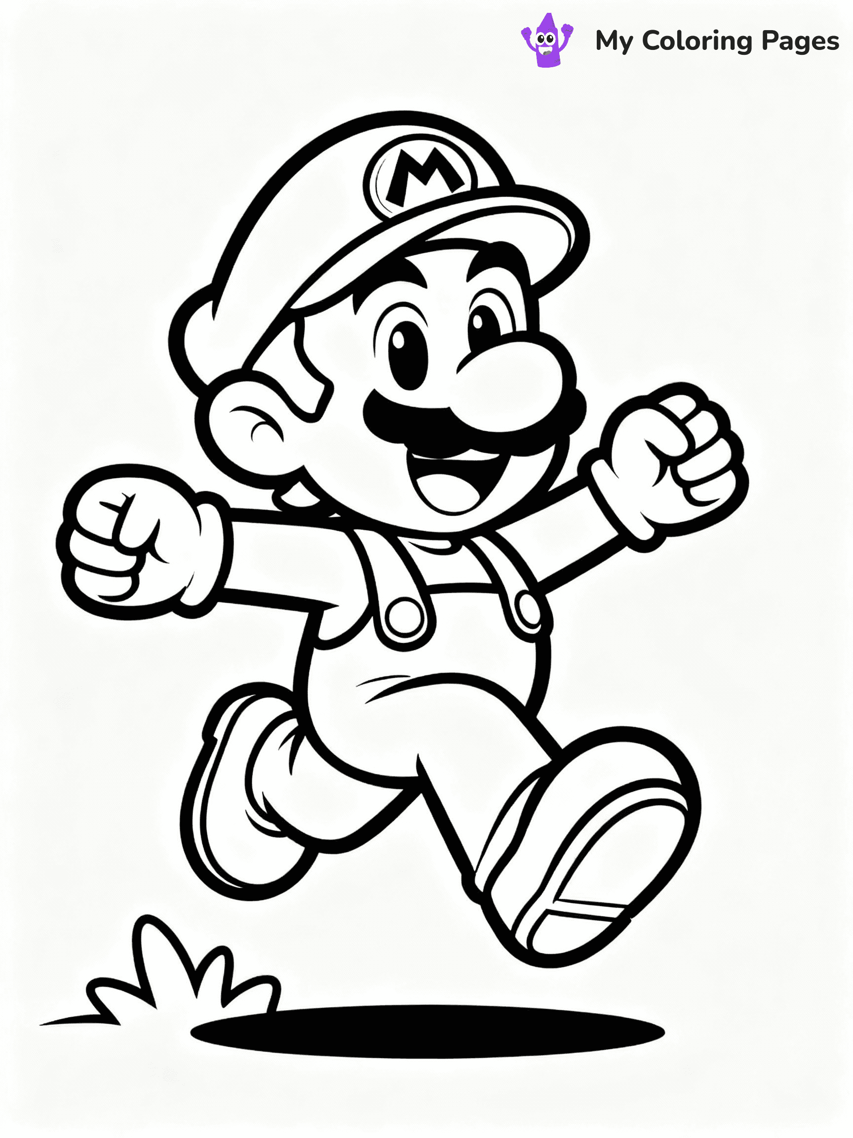 Luigi Coloring Pages - 47