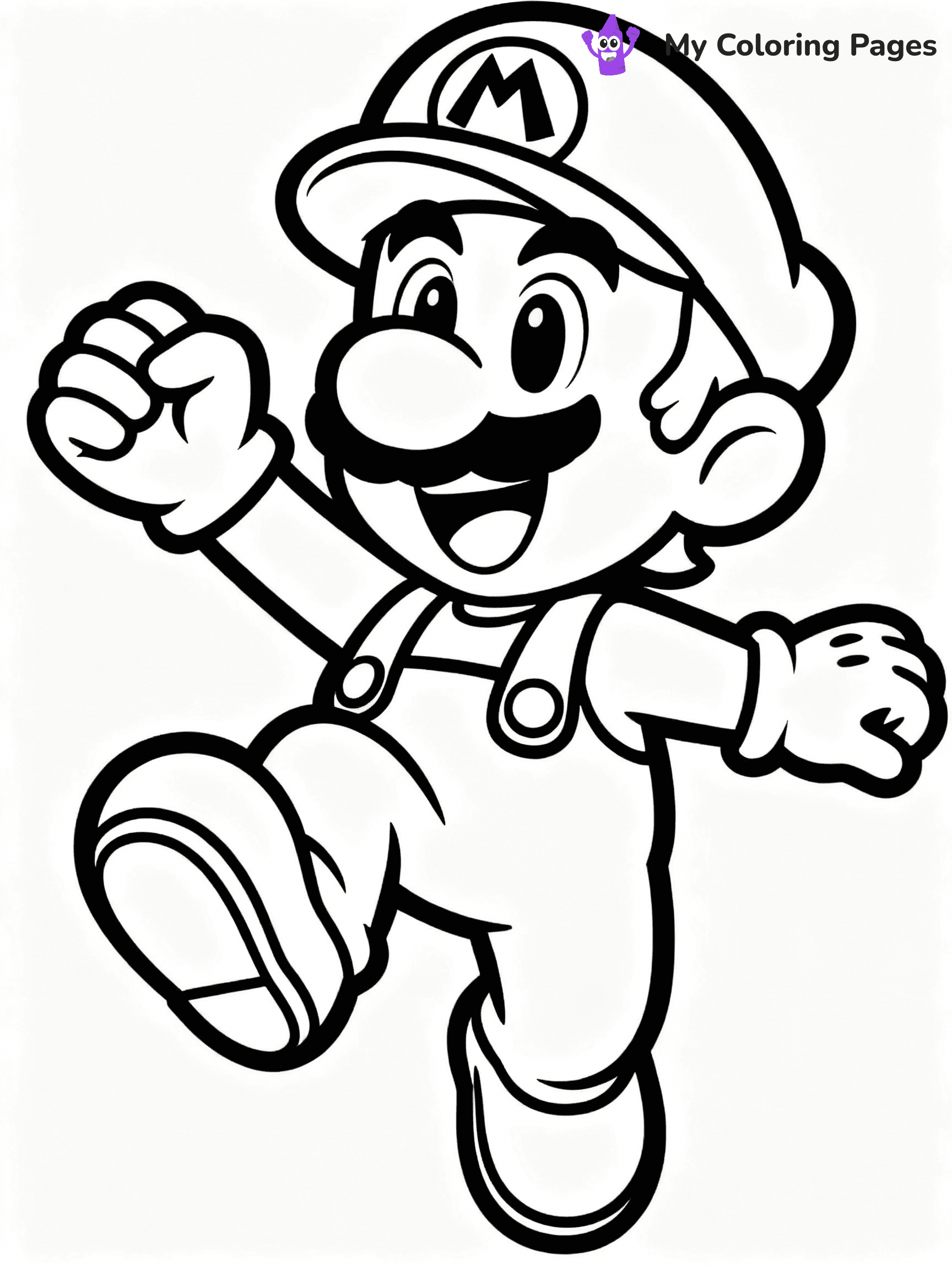 Luigi Coloring Pages - 46