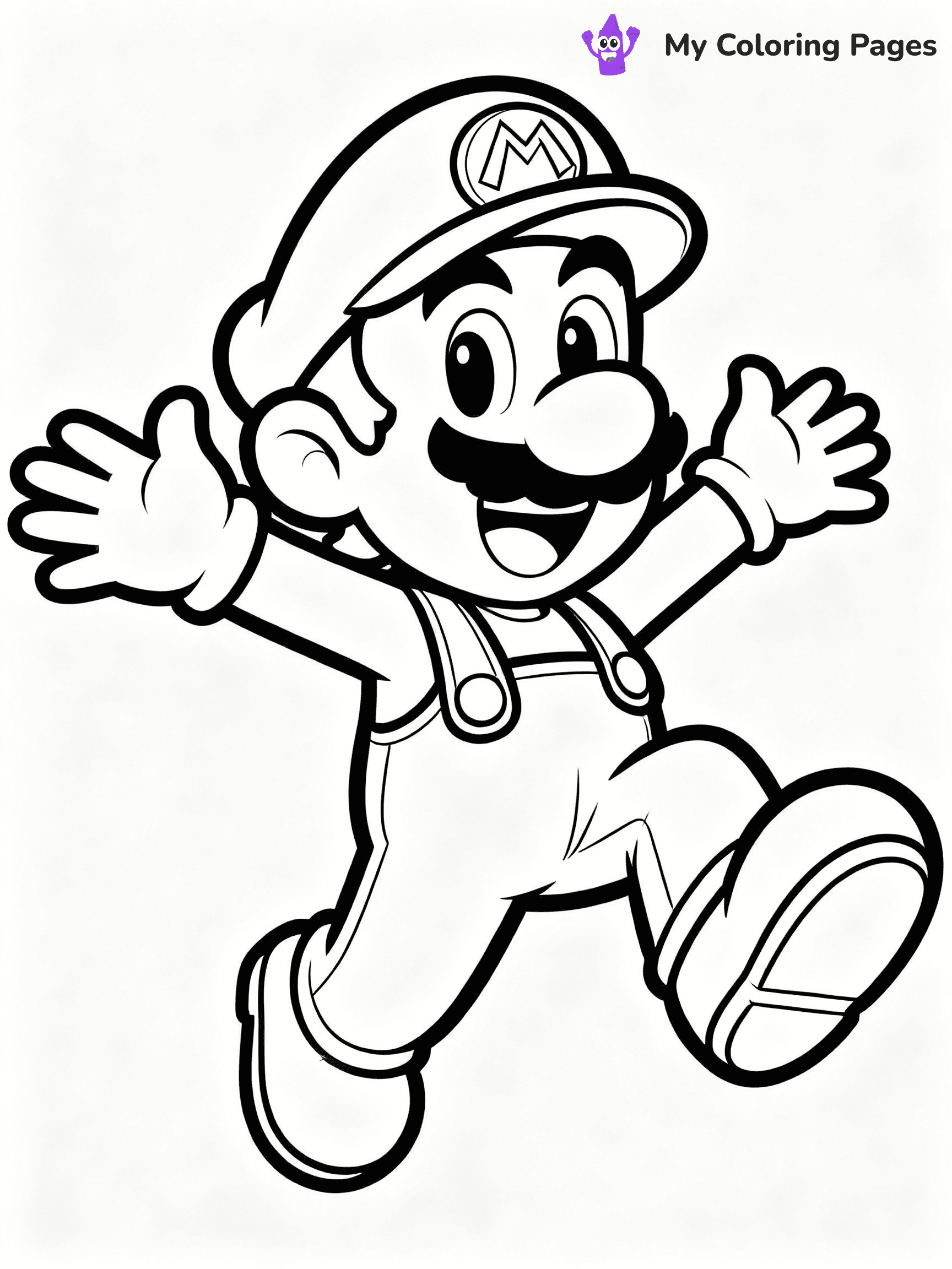Luigi Coloring Pages - 45