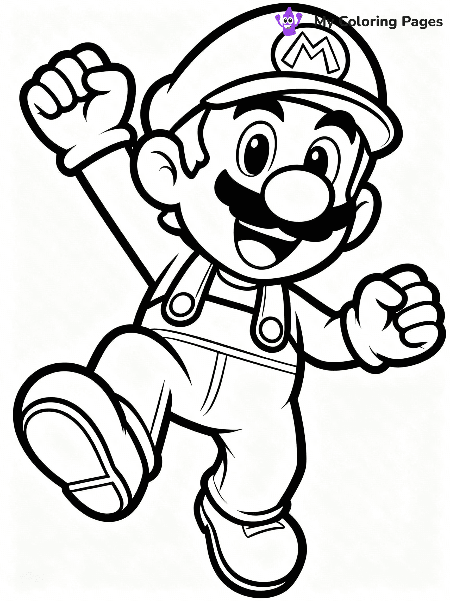 Luigi Coloring Pages - 44