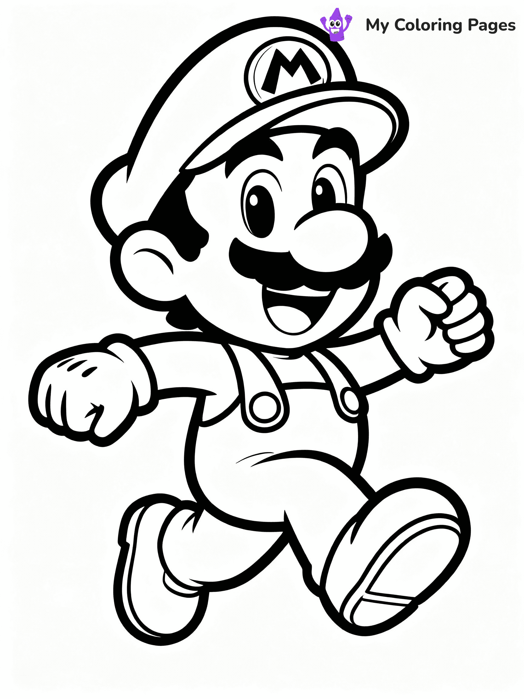 Luigi Coloring Pages - 42