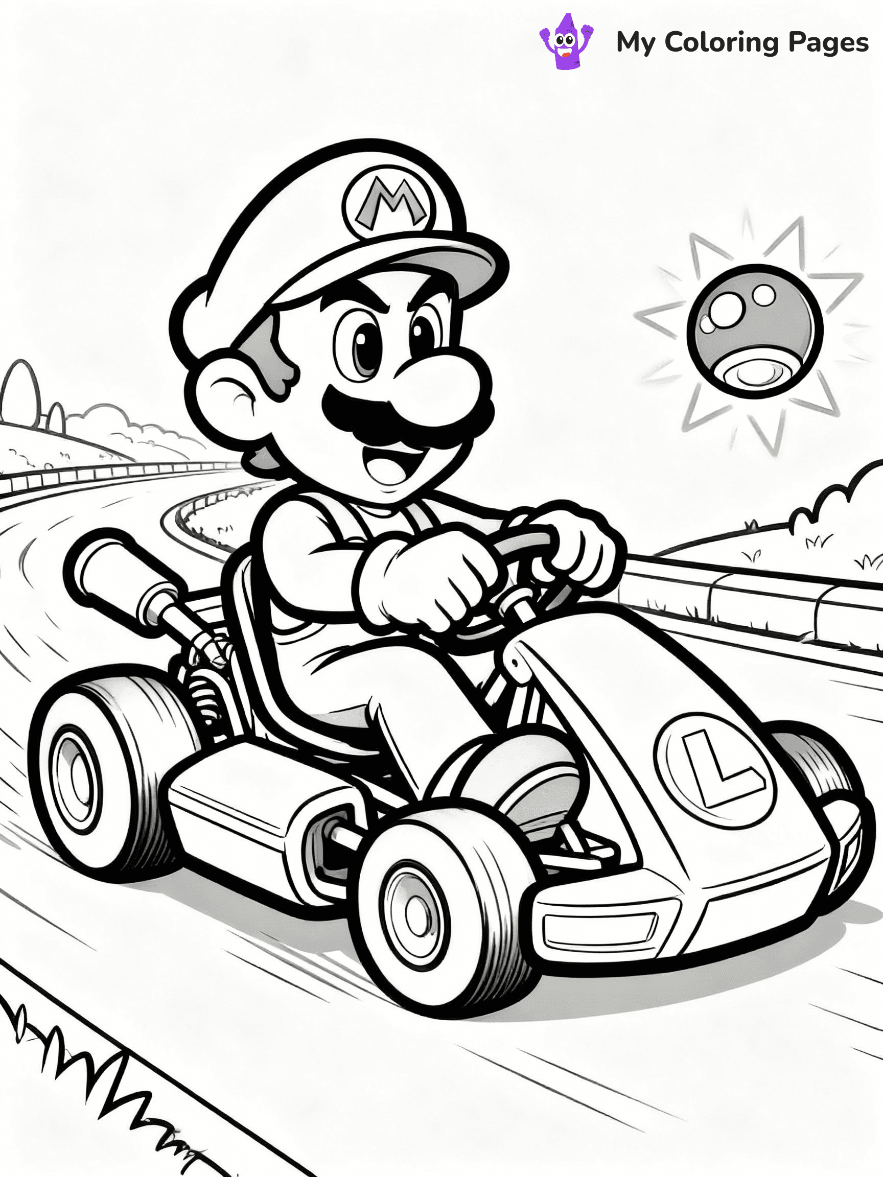 Luigi Coloring Pages - 34