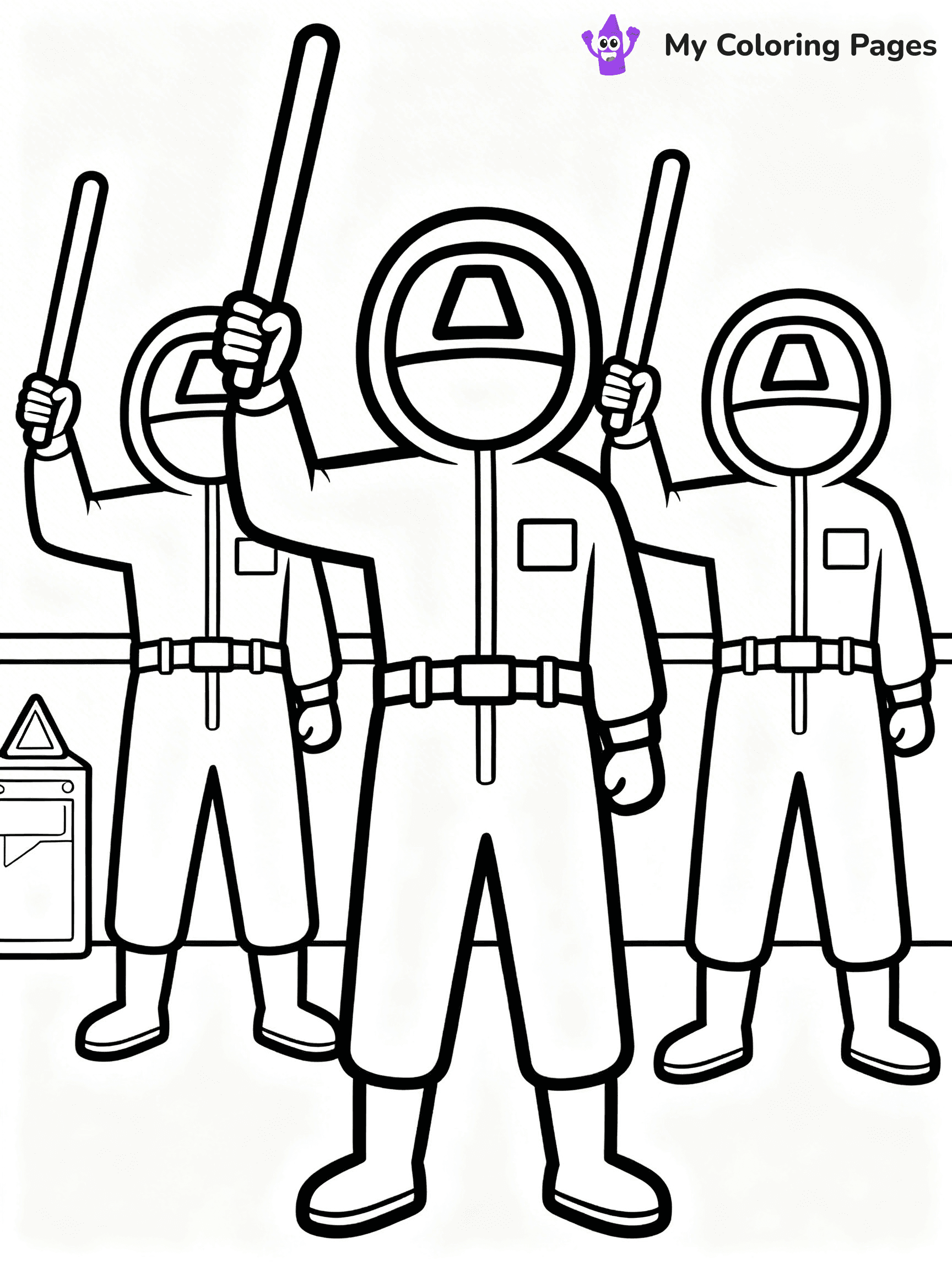 Squid Games Coloring Pages - 30