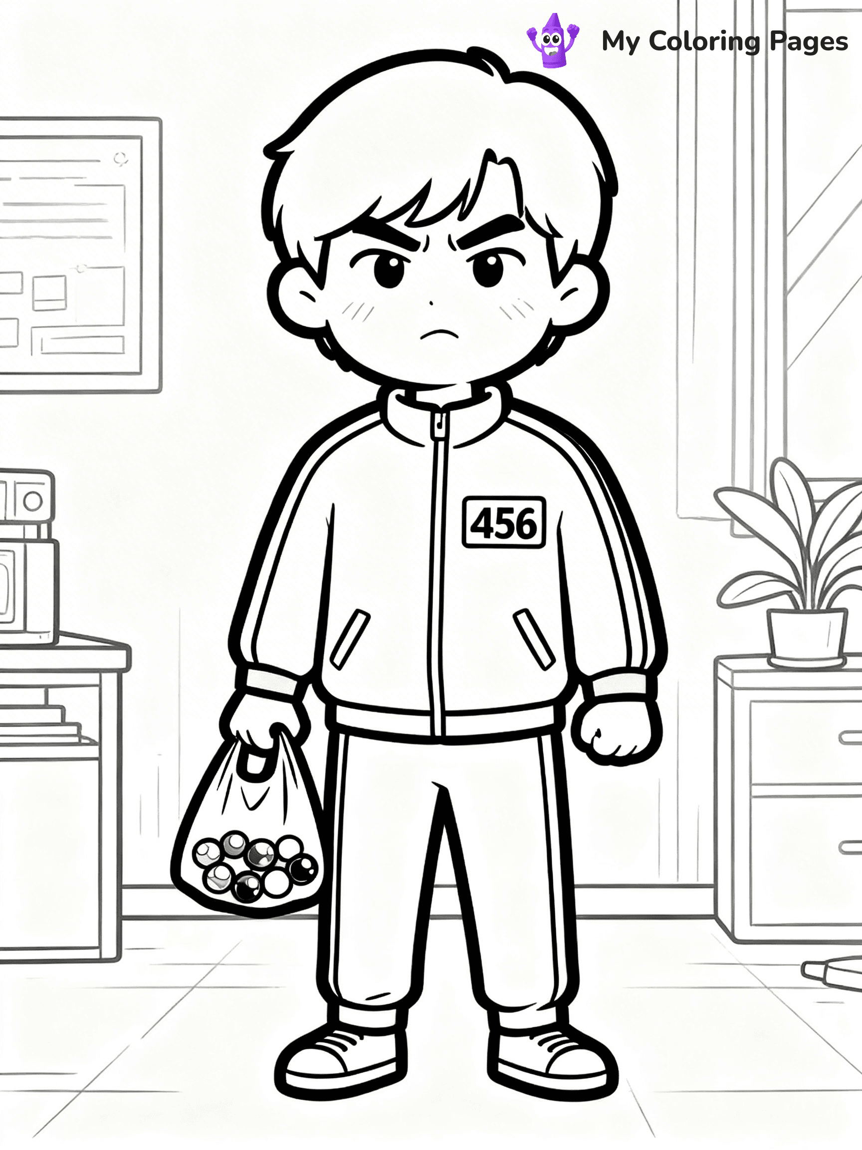 Squid Games Coloring Pages - 24