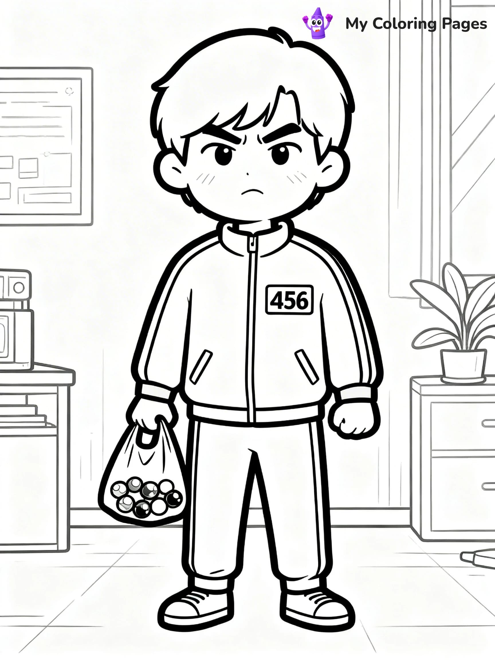 Squid Games Coloring Pages - 24