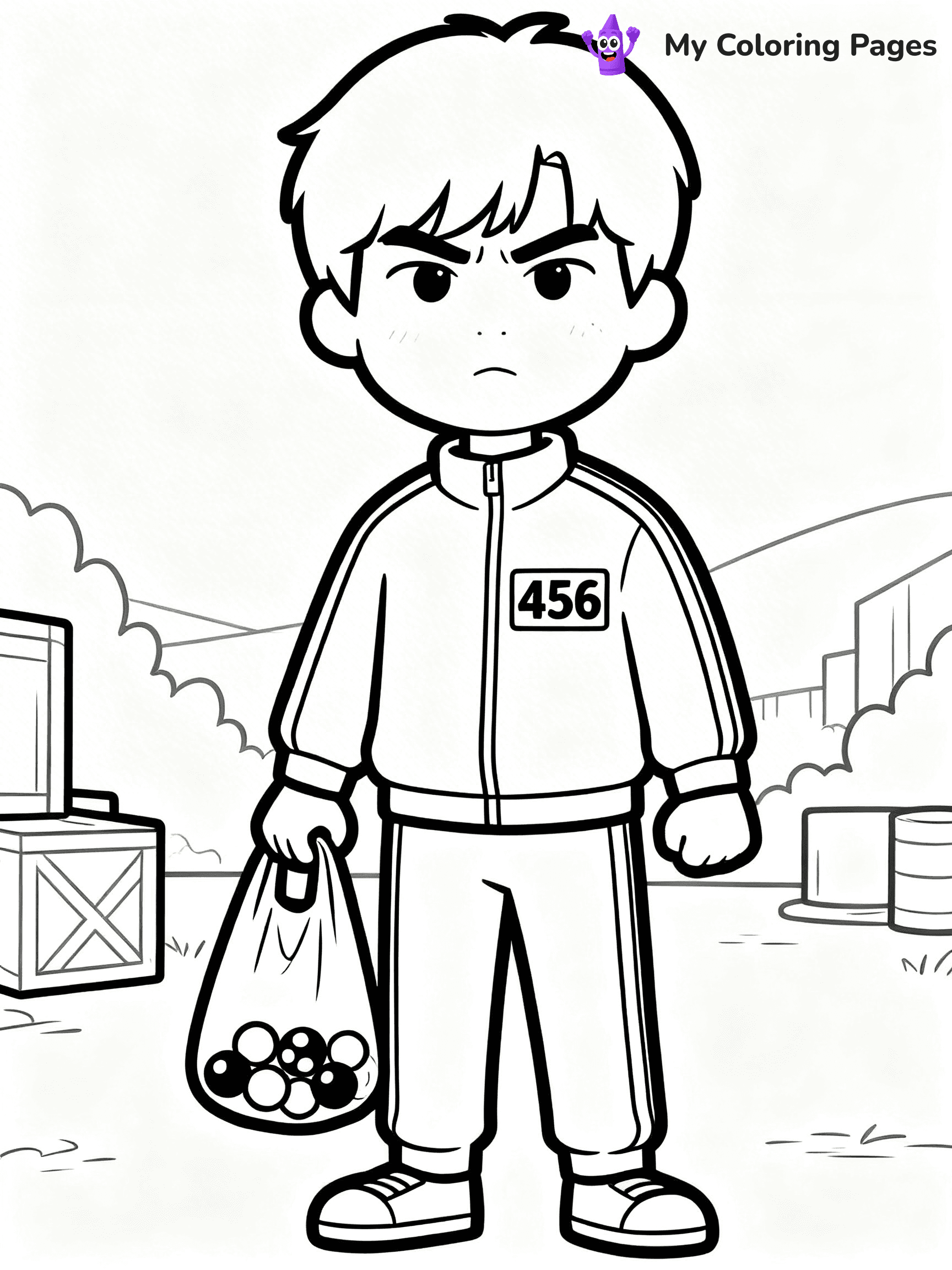 Squid Games Coloring Pages - 23