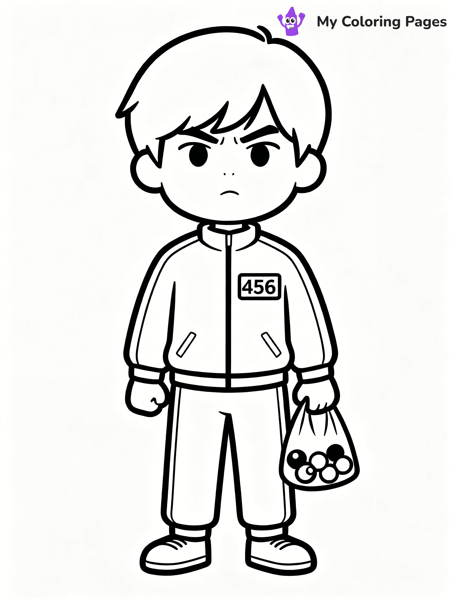 Squid Games Coloring Pages - 22