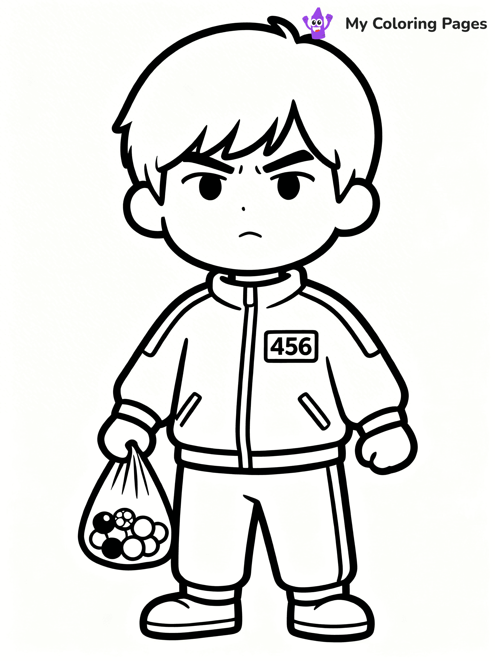 Squid Games Coloring Pages - 21