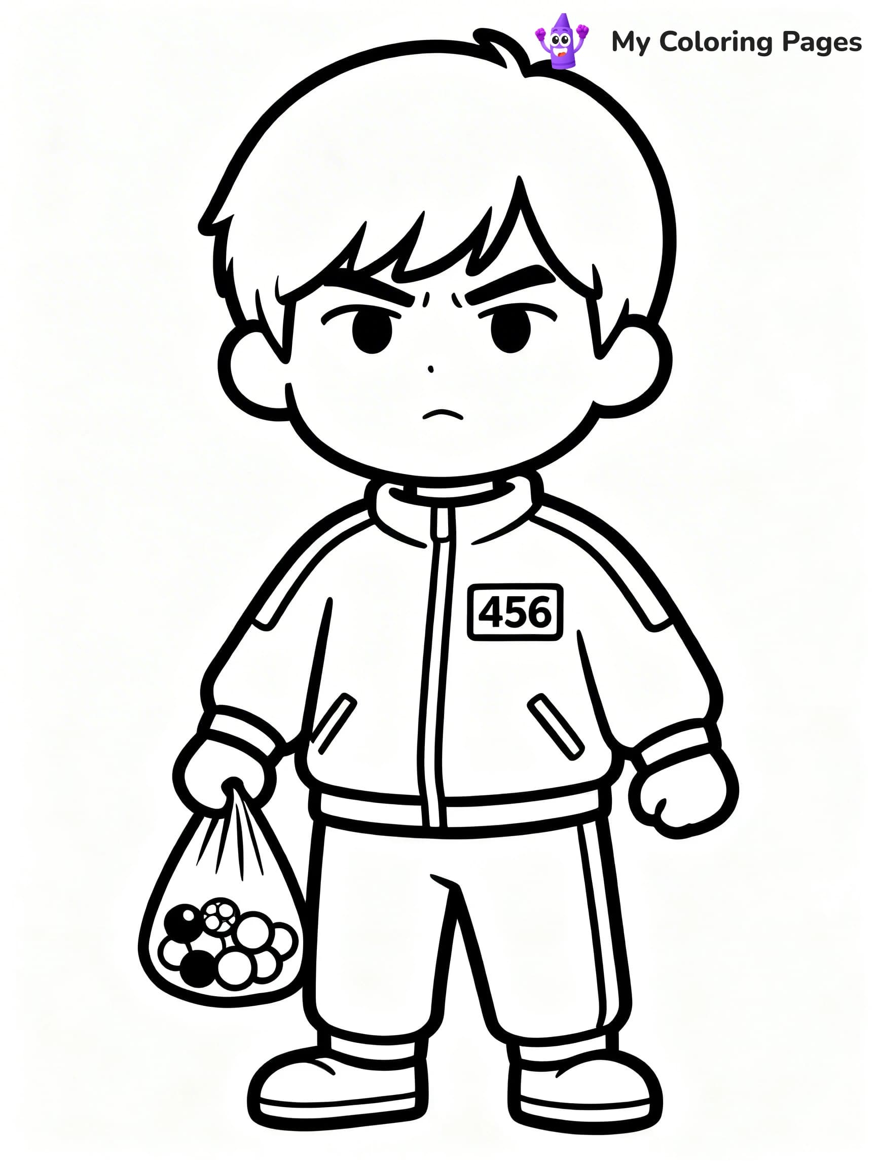 Squid Games Coloring Pages - 21