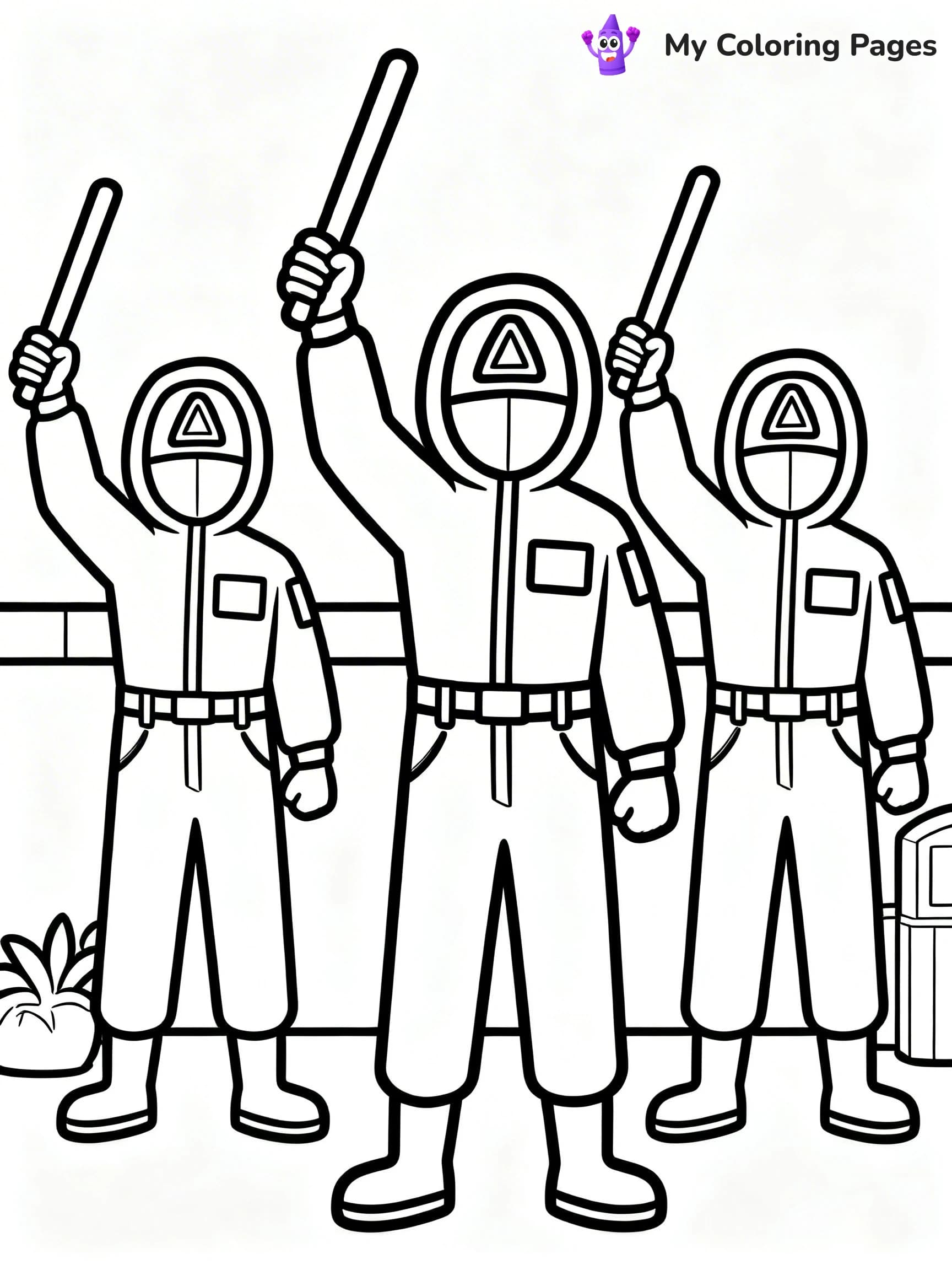 Squid Games Coloring Pages - 1