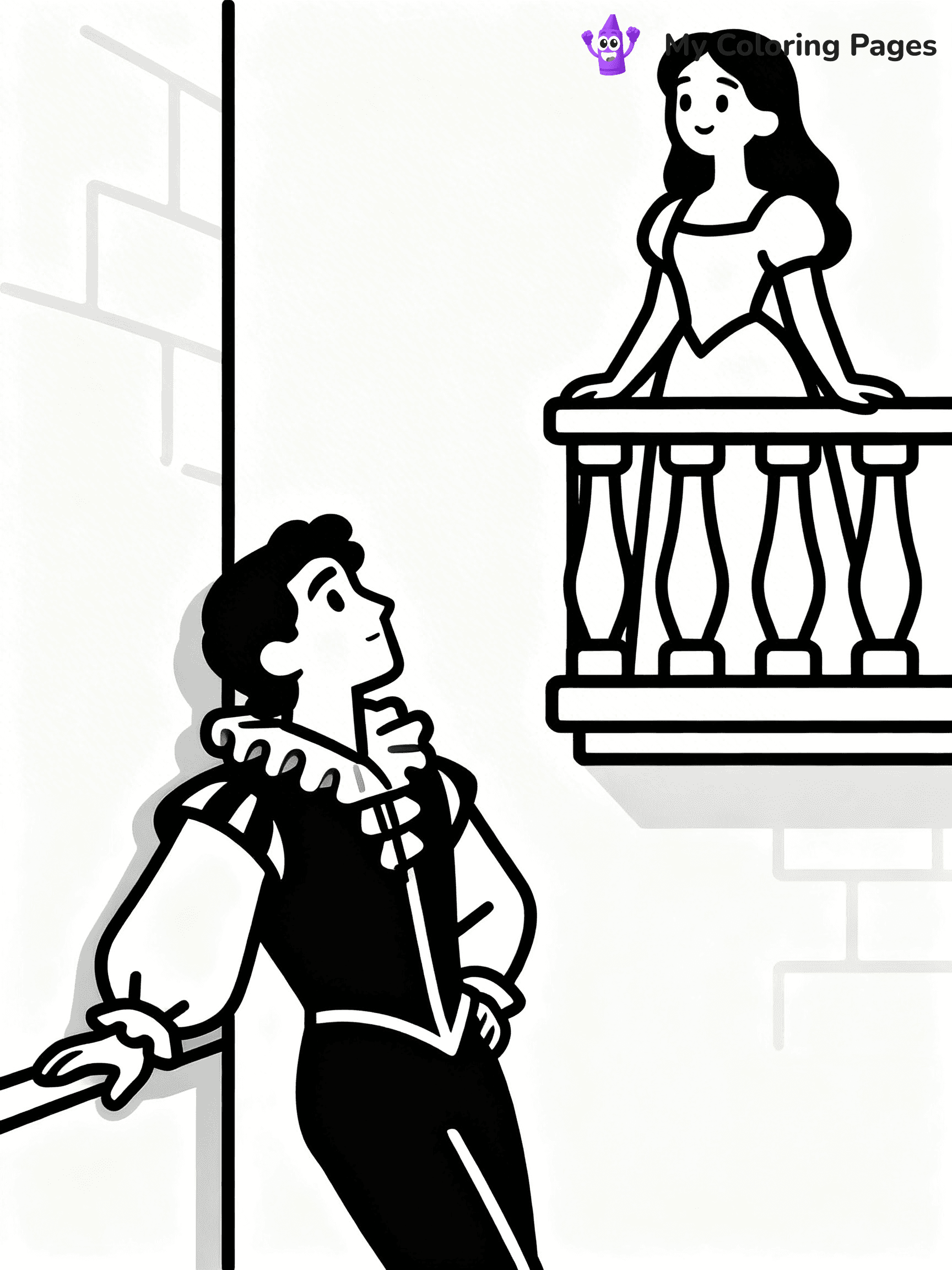 Romeo and Juliet Coloring Pages - 11