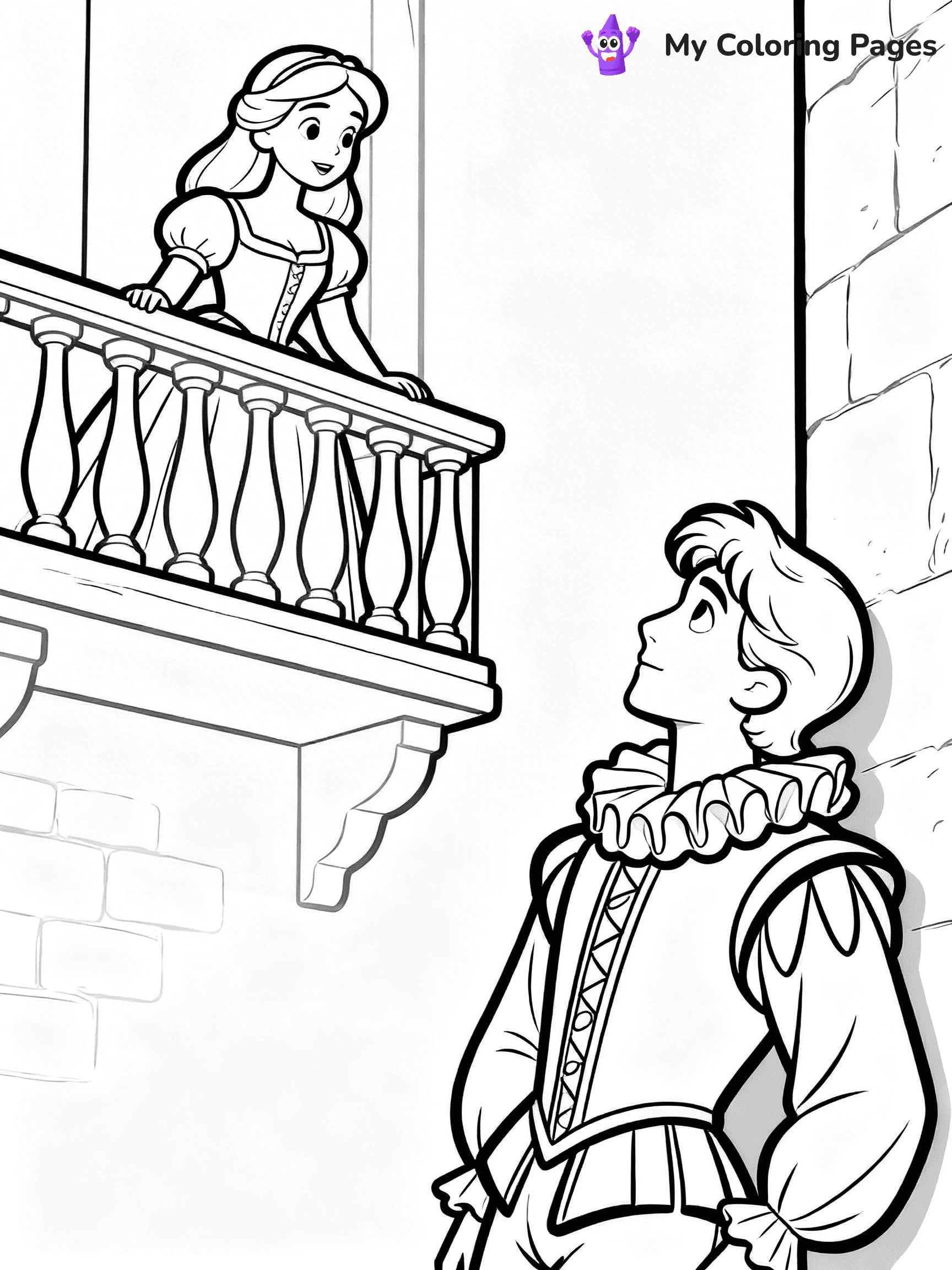 Romeo and Juliet Coloring Pages - 9