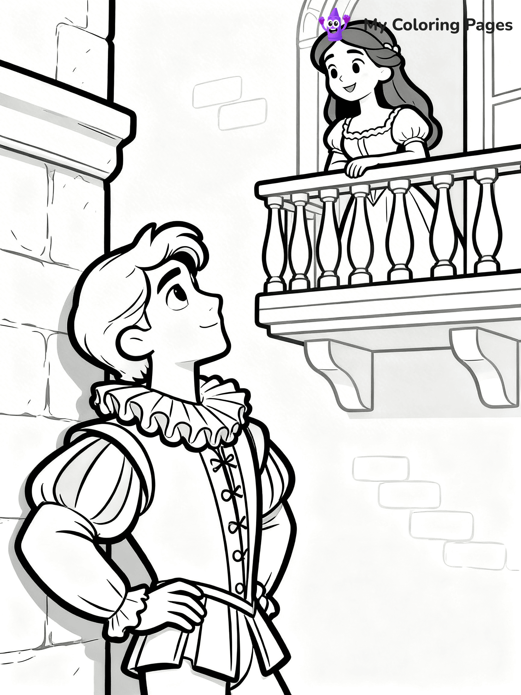 Romeo and Juliet Coloring Pages - 8