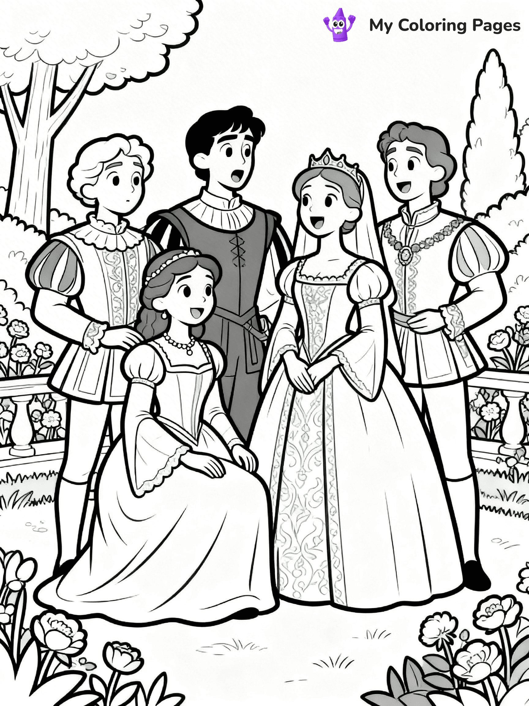Romeo and Juliet Coloring Pages - 5